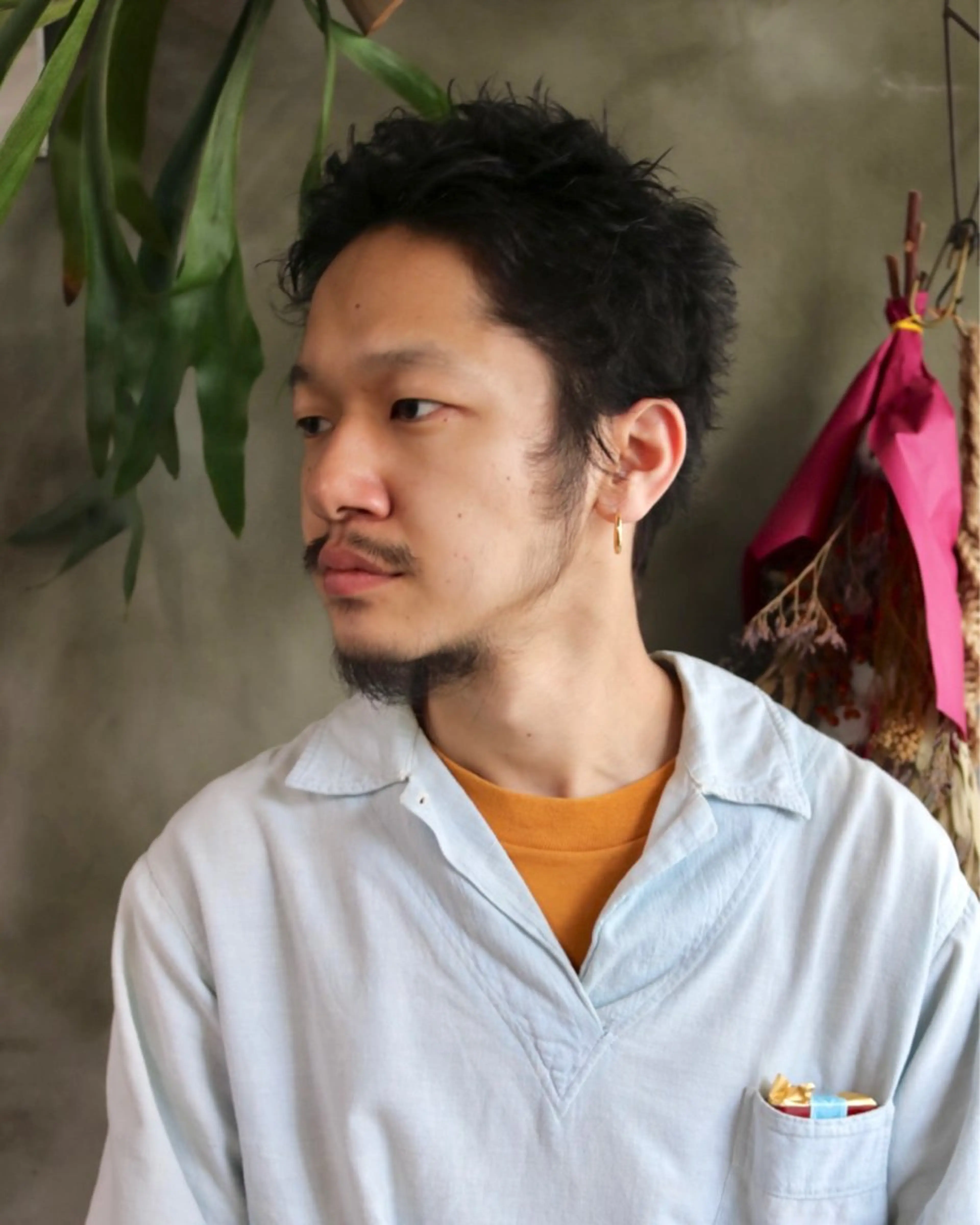 ショート メンズ カット 木村陸弥 似合わせ 透明感カラー🌿のヘアスタイル