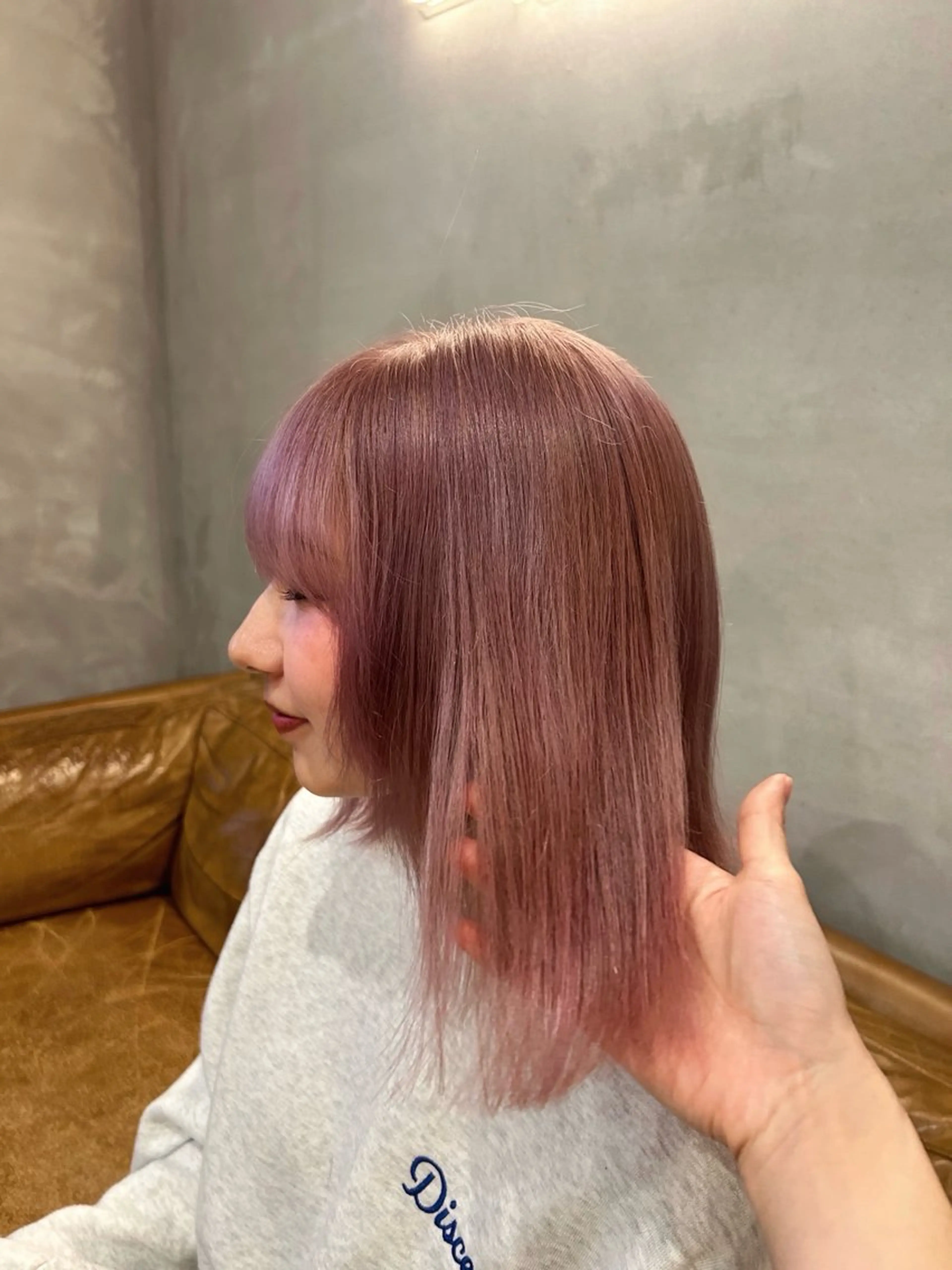 ミディアム カラー ヘアカラー トリートメント hale所属・hale airiのヘアスタイル