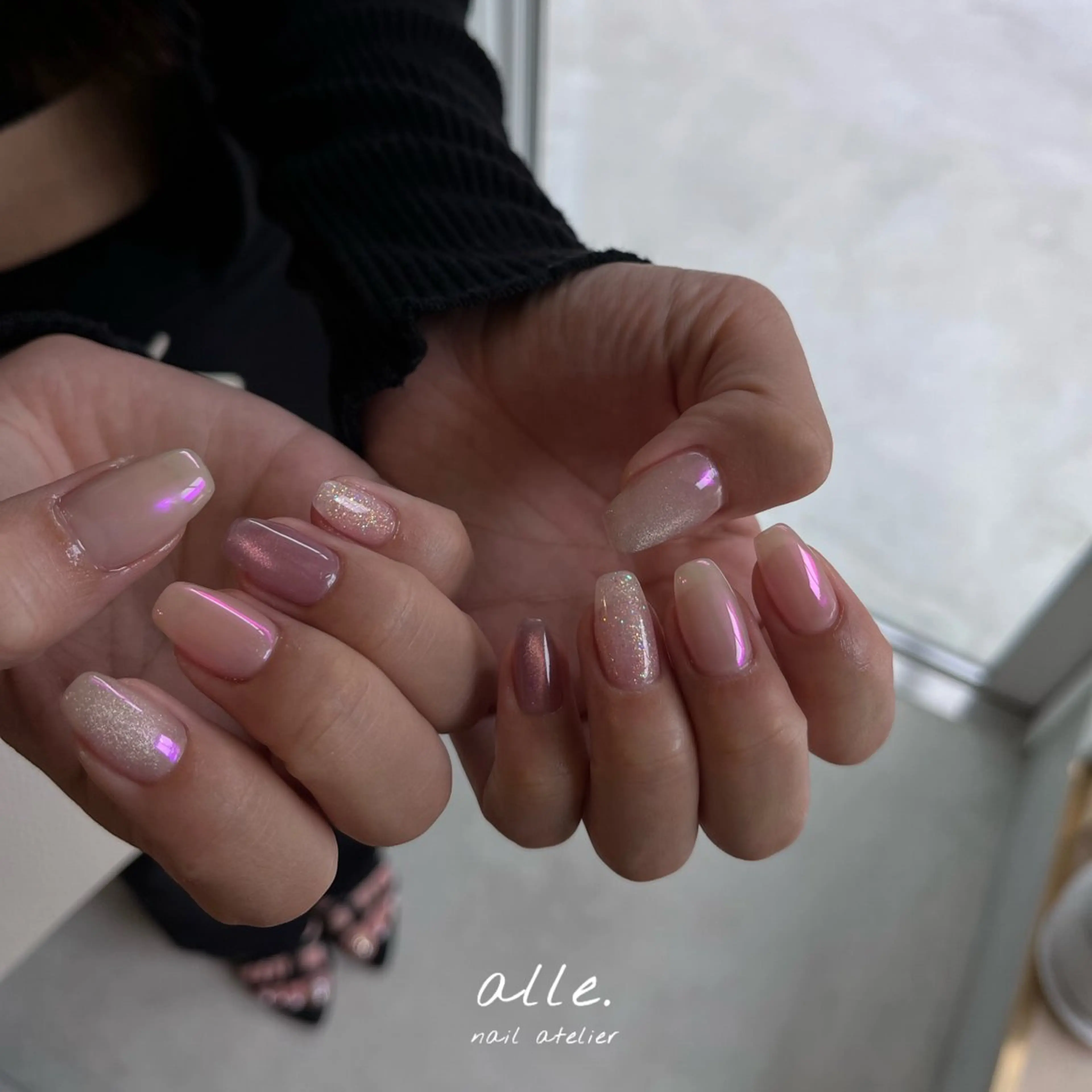 ネイル ハンドネイル atelier alle.のネイルデザイン