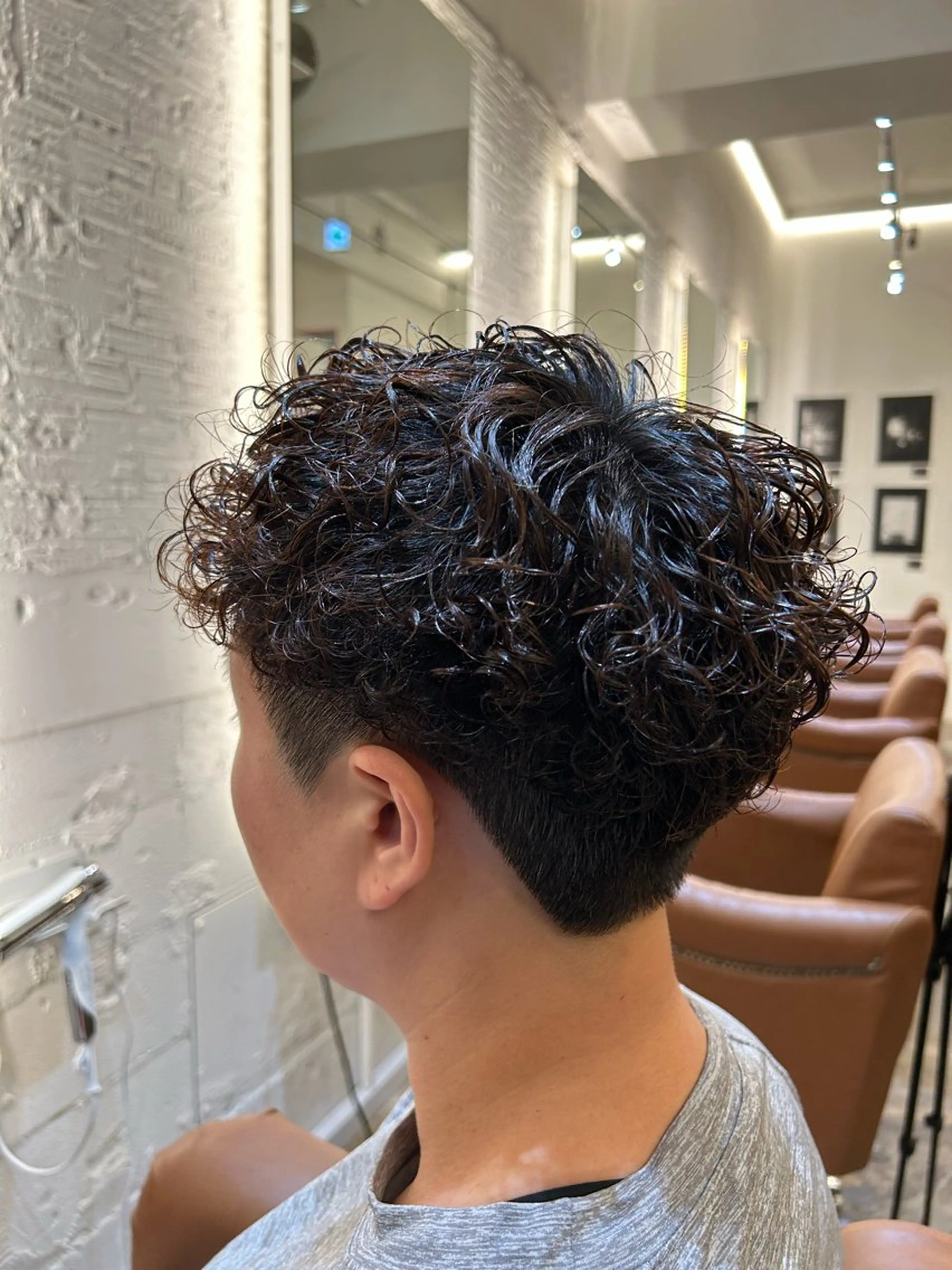 パーマ メンズ AMBERGLEAM Hair&Cloth Yoga所属・Ryo☘縮毛矯正/ メンズ/ブリーチ/のヘアスタイル