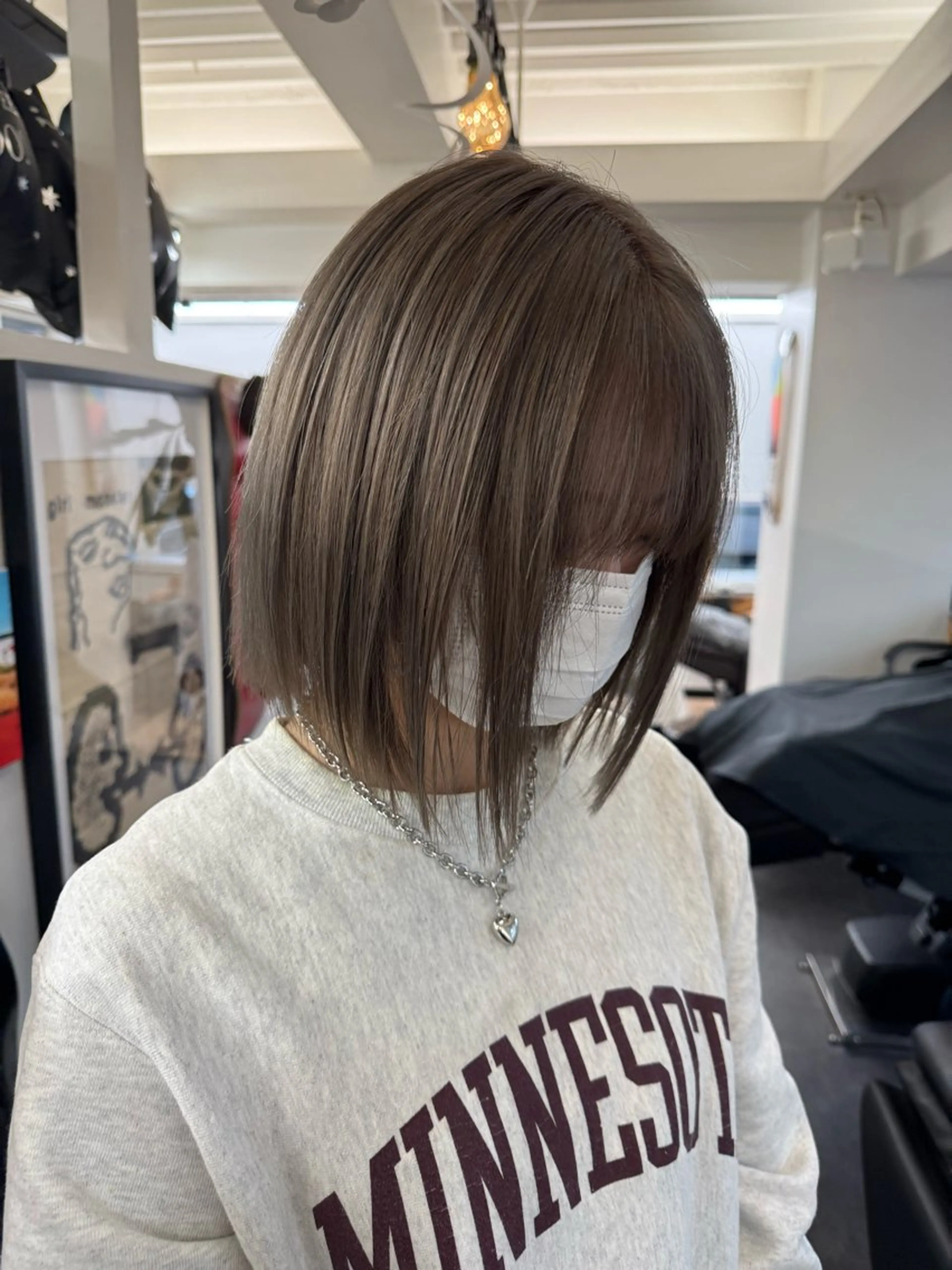 【🍀ミニモレディース限定🍀】ブリーチリタッチ➕オンカラー➕ダメージ補修トリートメントの写真