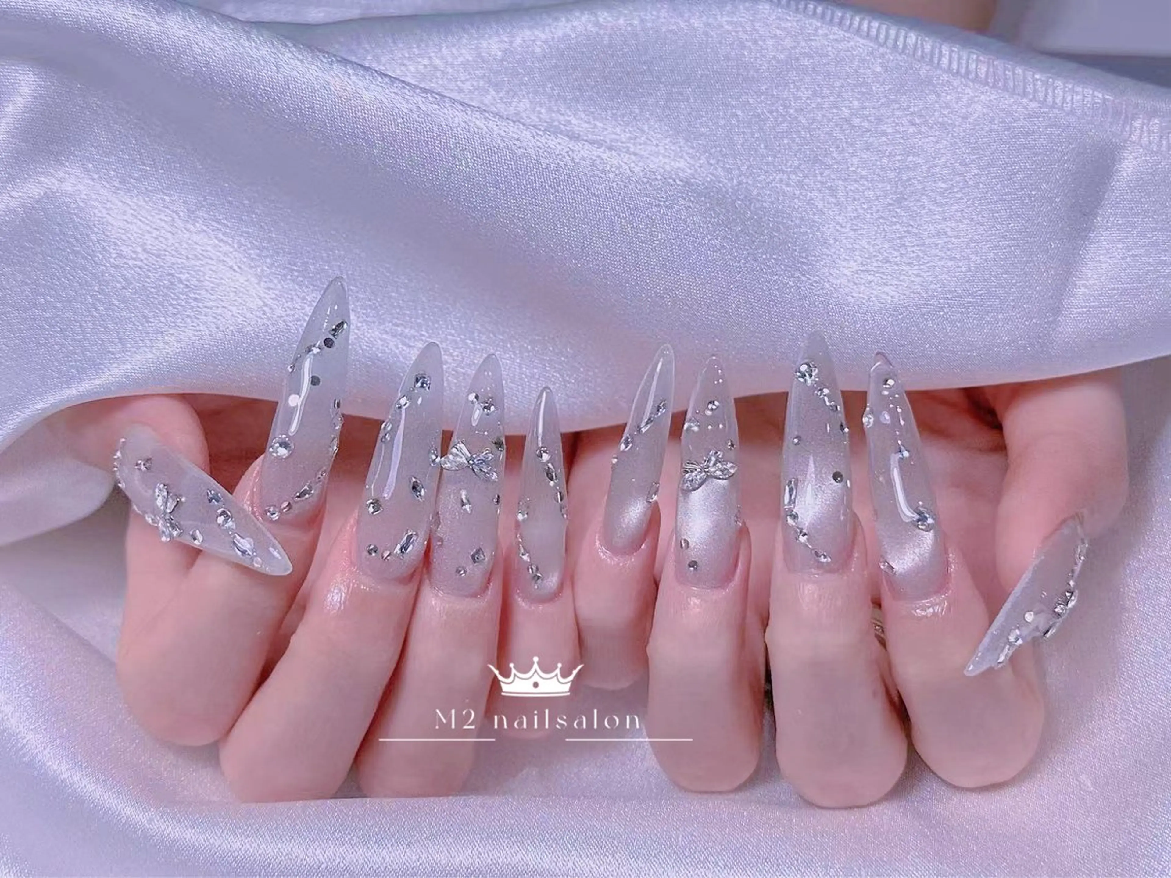 ネイル ハンドネイル 長さだし専門店 M2 rikaのネイルデザイン