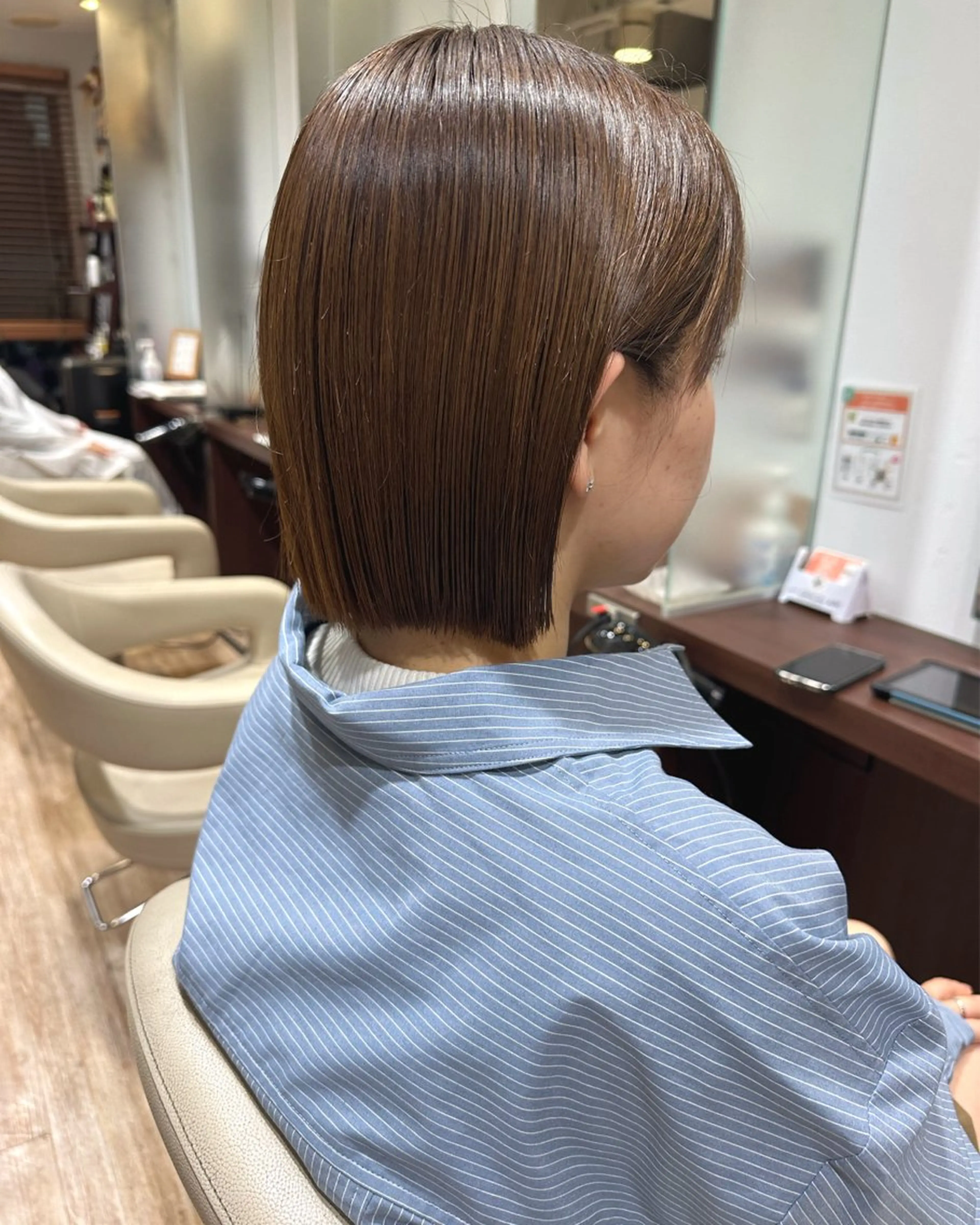 ショート ボブ 宇都 唯のヘアスタイル