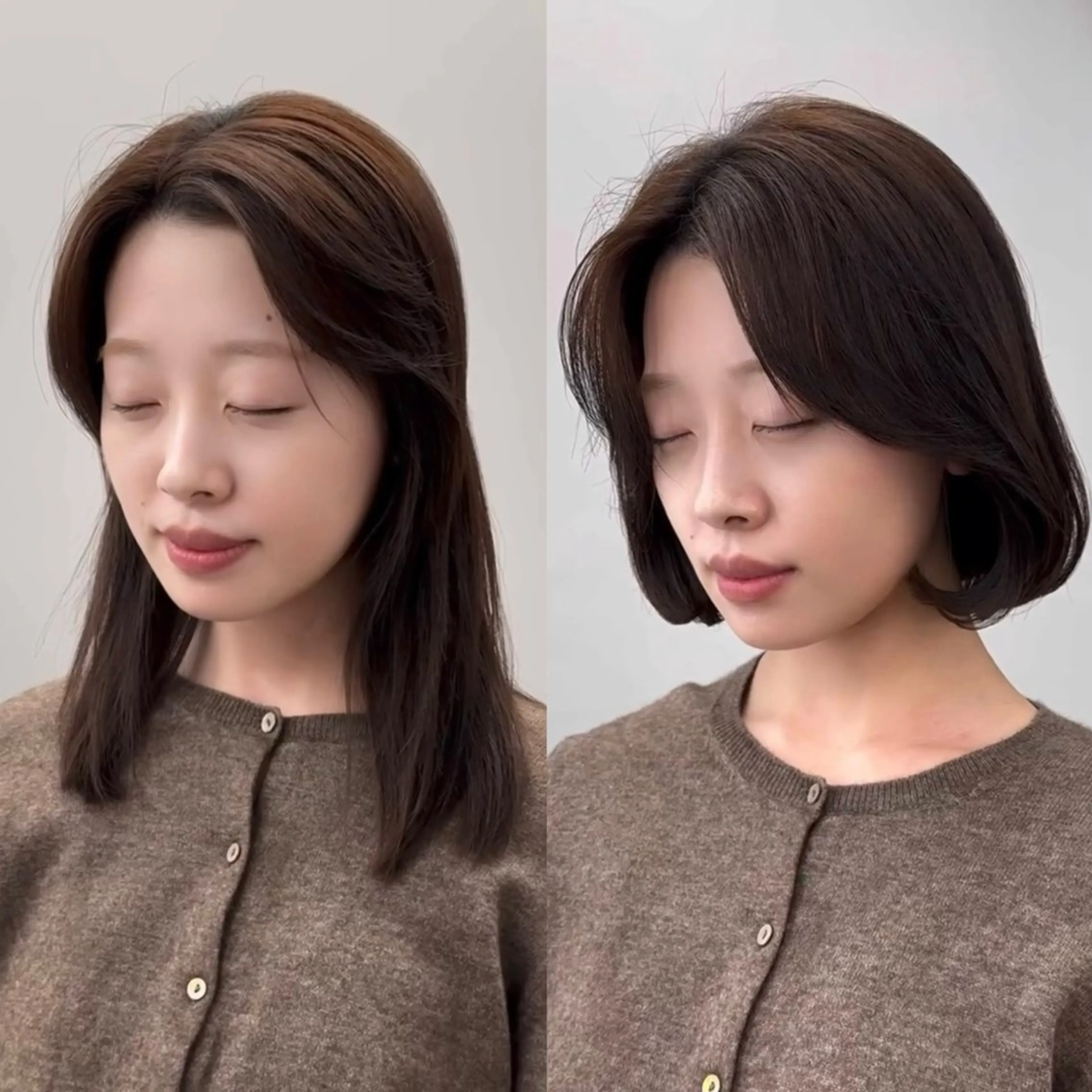 ミディアム カット タンバルモリ/ タッセルボブ/神山のヘアスタイル