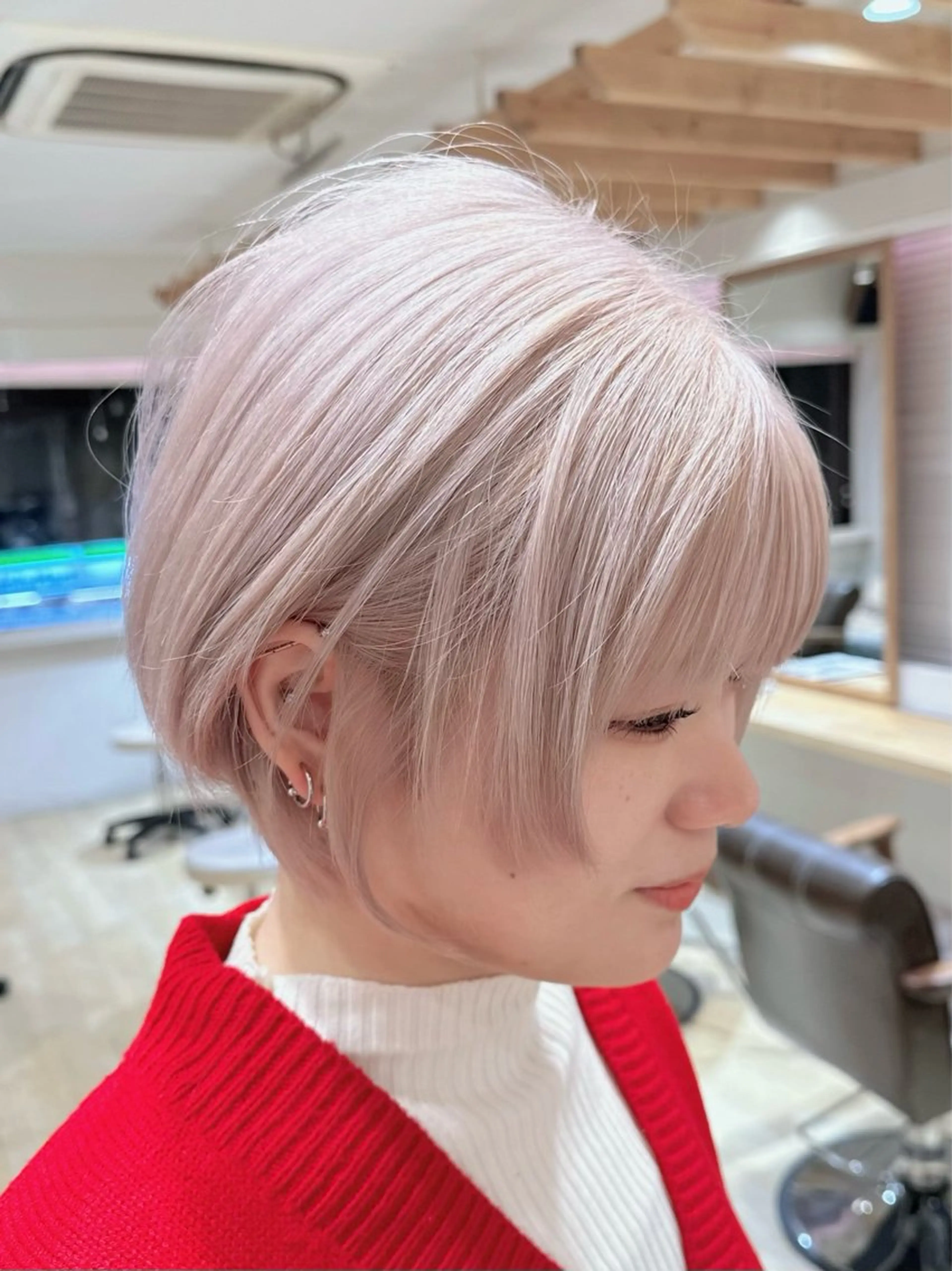 ショート カット ヘアカラー トリートメント 新宿 木下拓哉のヘアスタイル