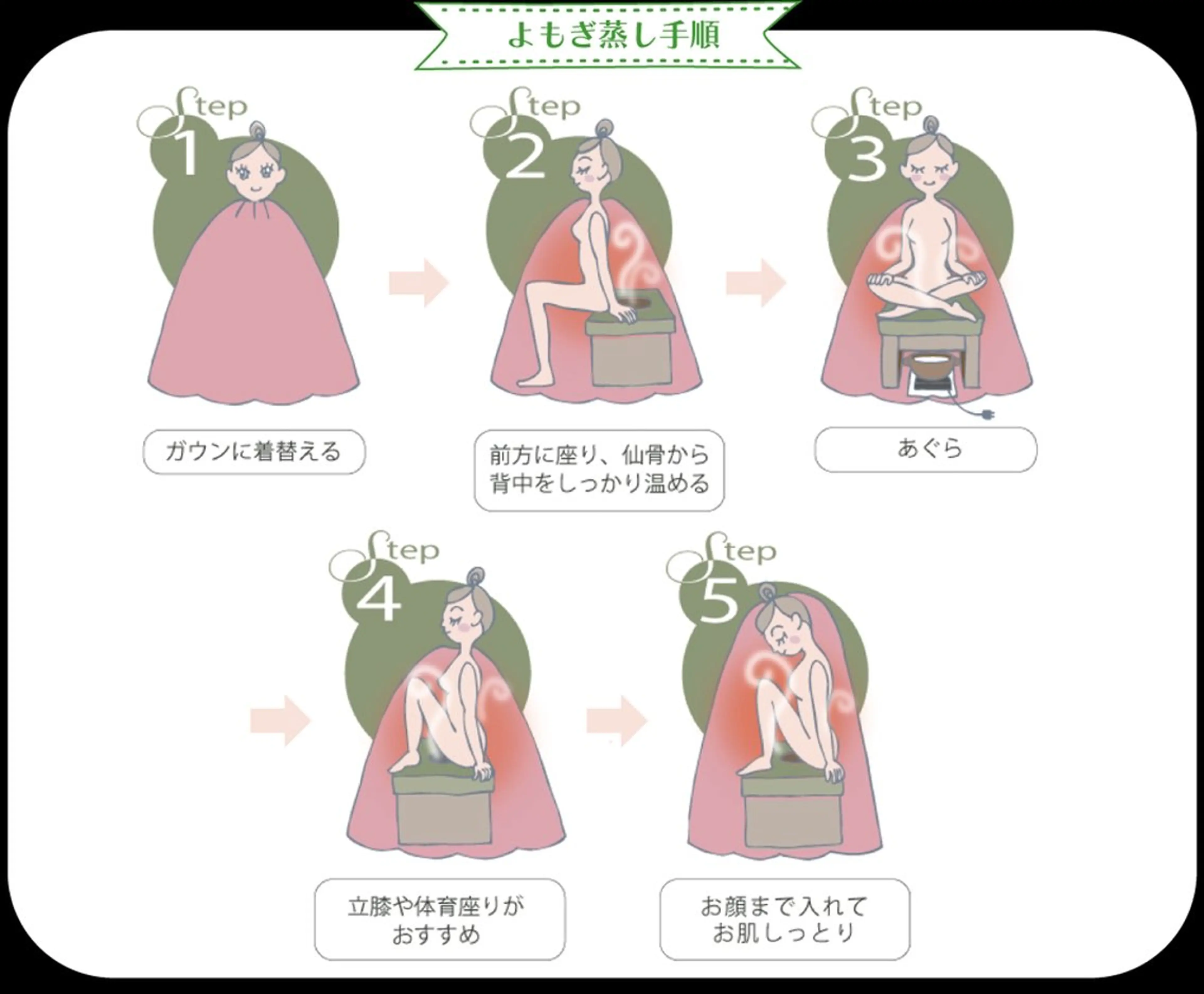 よもぎ蒸し専門店　ゼロ感所属・ドライヘッドスパ× 足裏リフレクソロジーのエステ・リラクイメージ