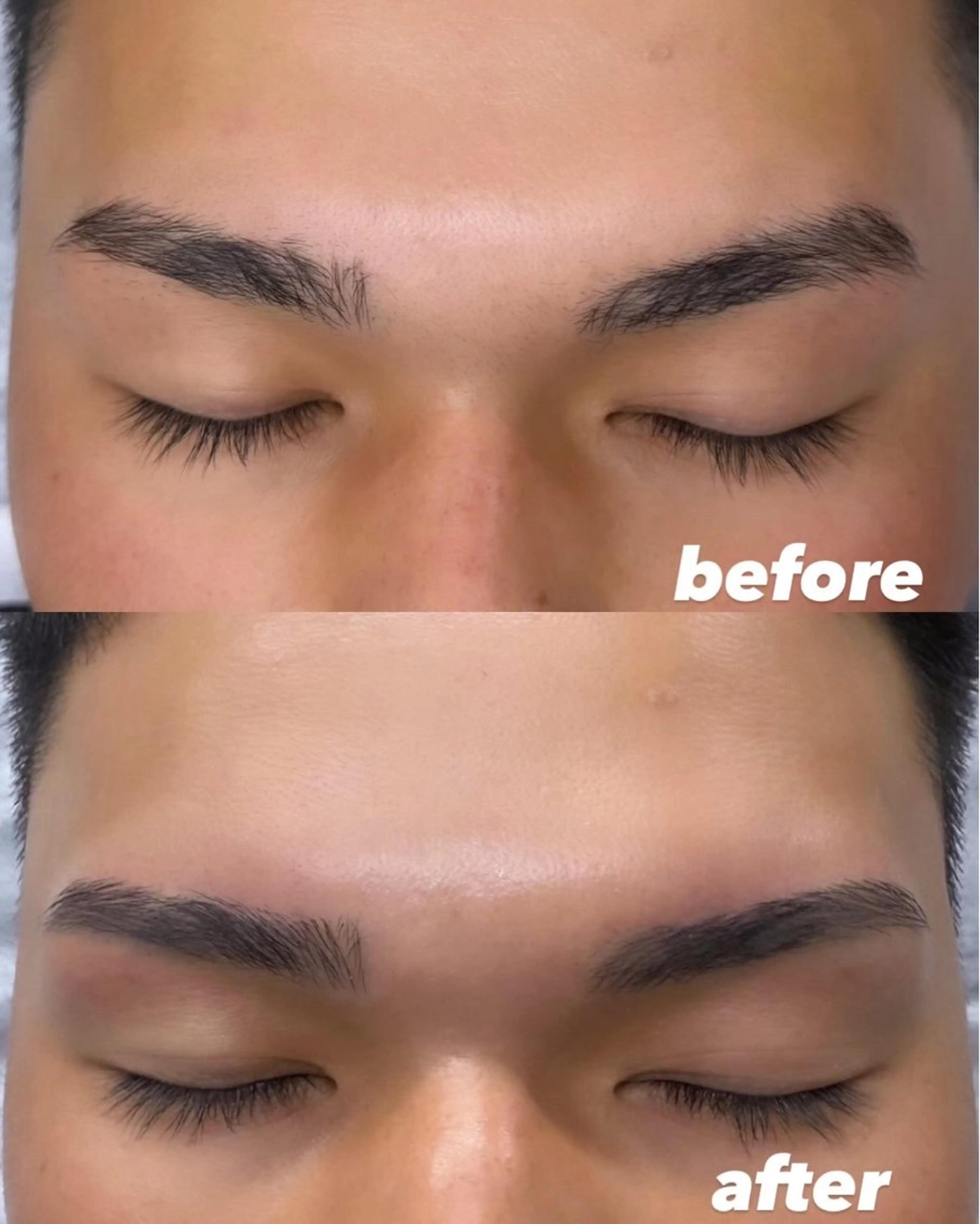 メンズ アイブロウ エサージュオム 新宿店のマツエク・マツパデザイン