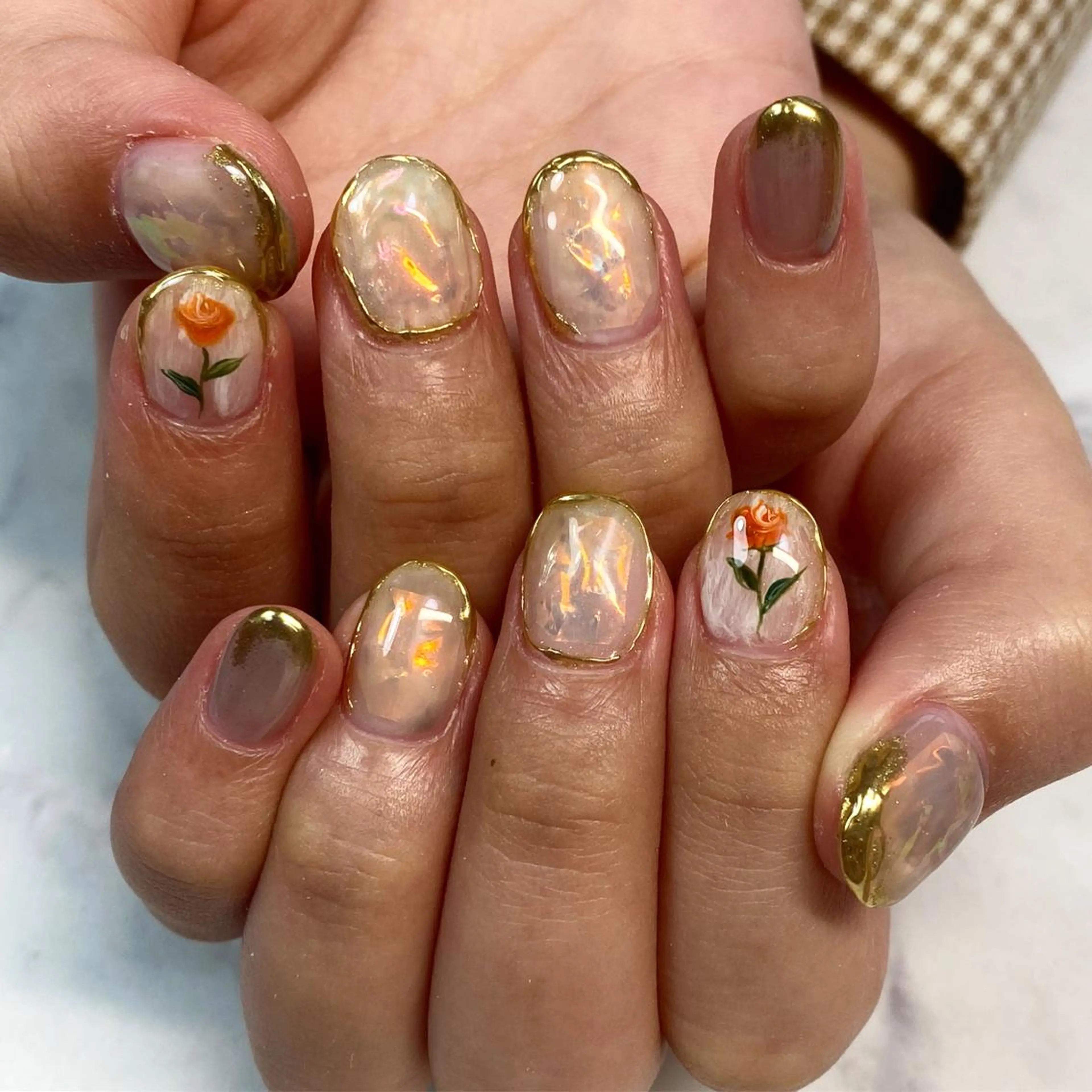 ネイル ハンドネイル mellow mのネイルデザイン