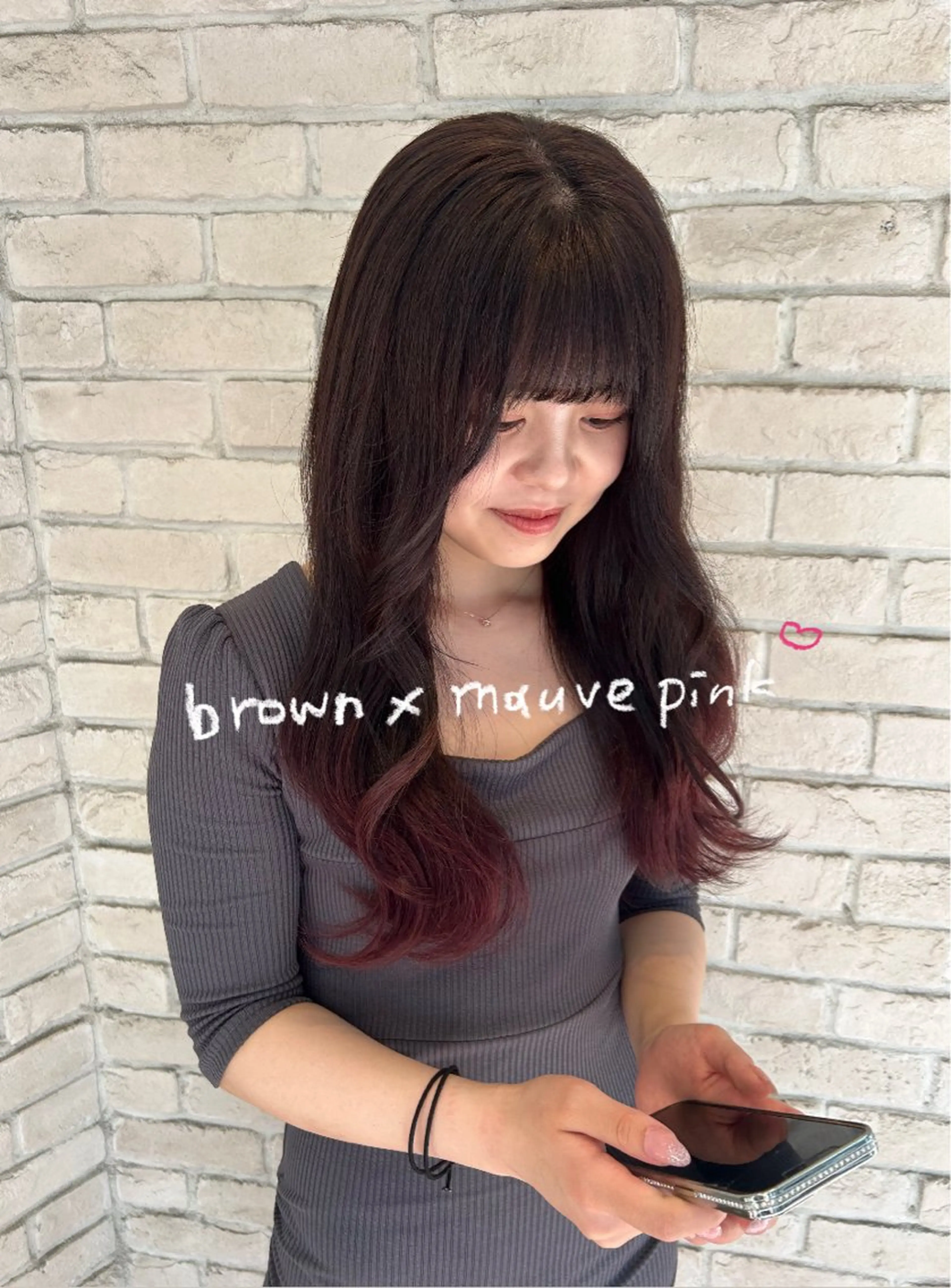 ロング カラー ヘアカラー 🧃暖色カラー/🪷 アレンジ/　yunaのヘアスタイル