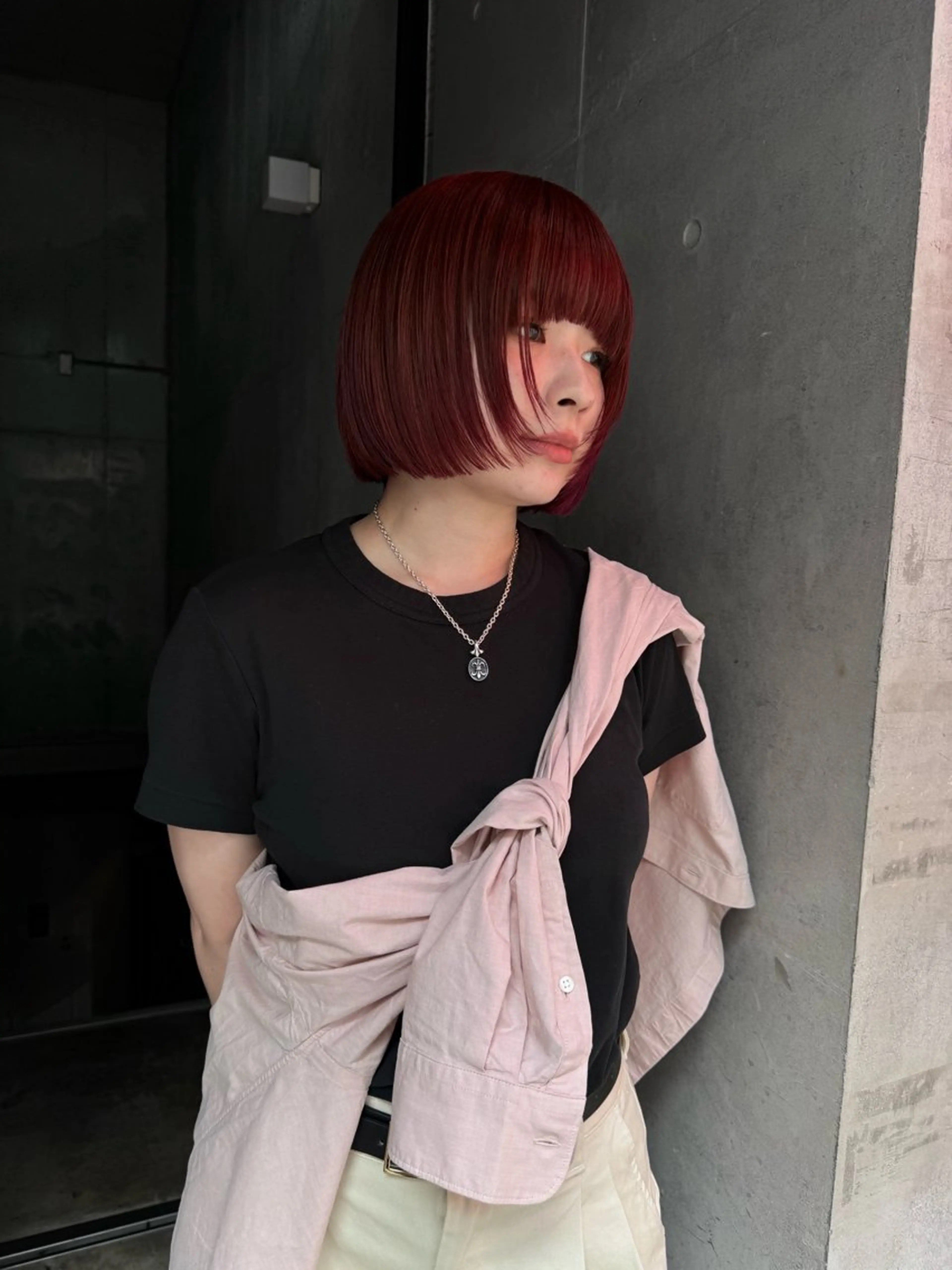 ミディアム 村田 灯のヘアスタイル