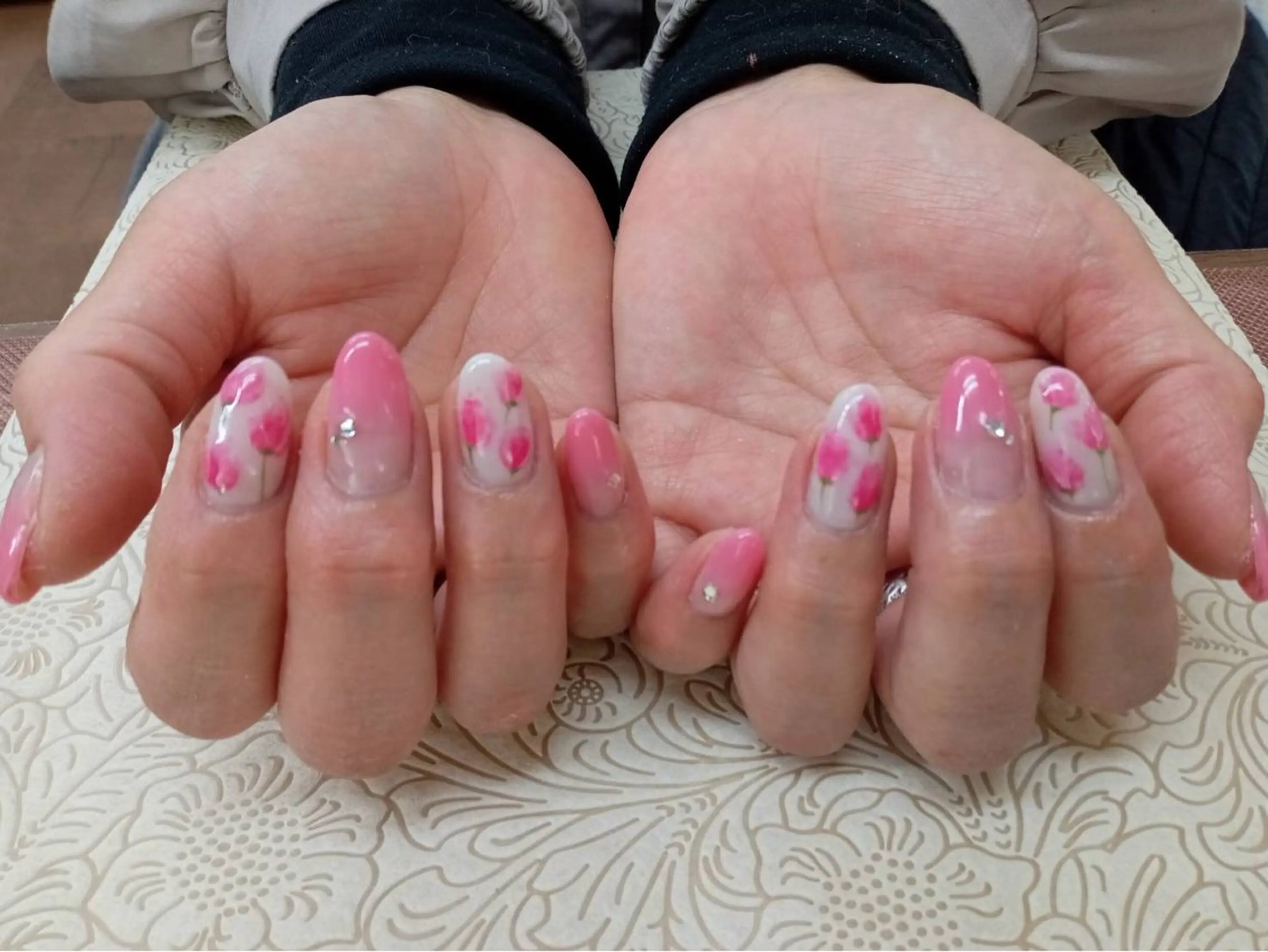 ネイル フラワーネイル precious nail room所属・precious nail  roomのネイルデザイン