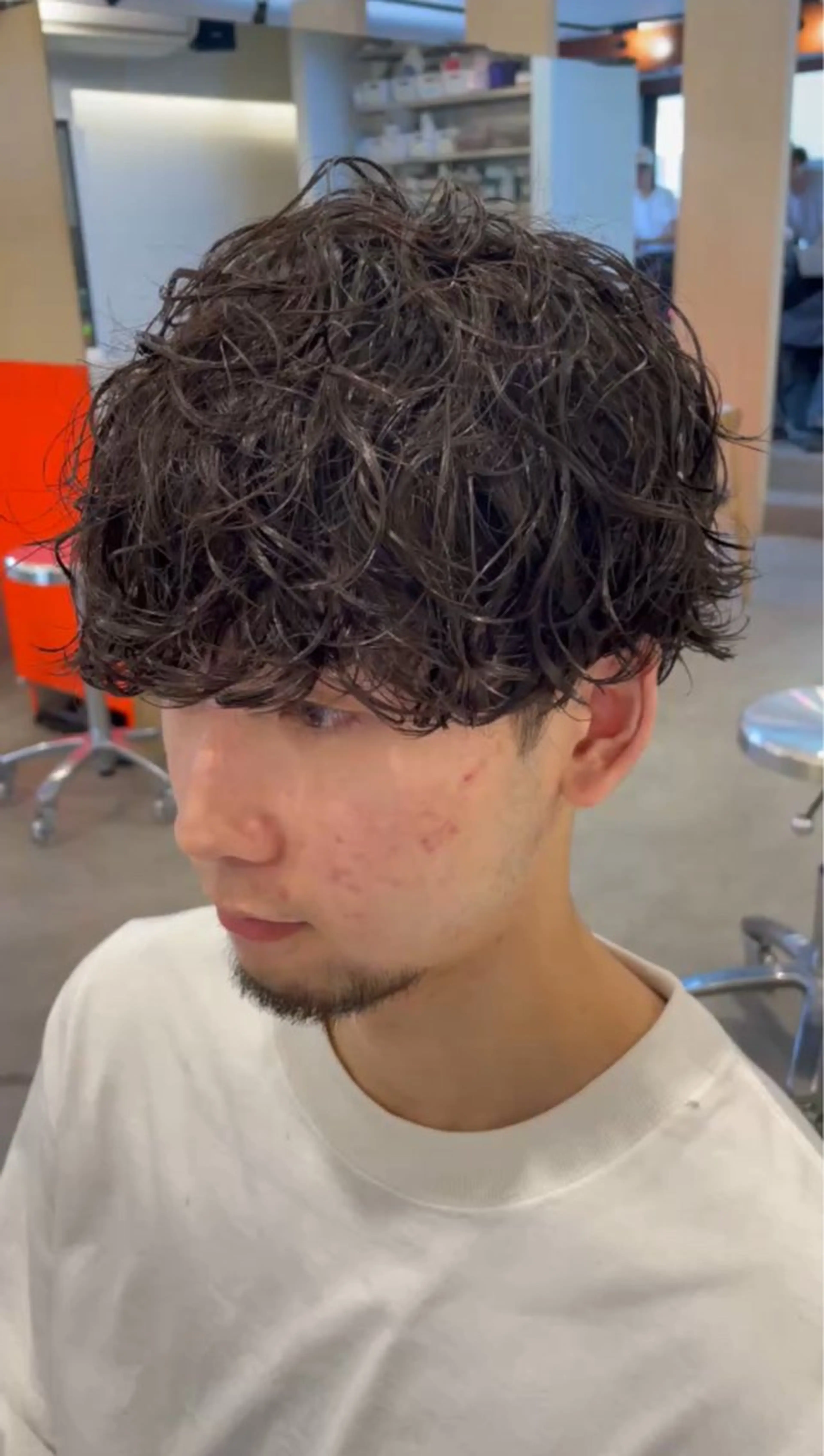 パーマ メンズ カット パーマ トリートメント fifth 武正 琉生のヘアスタイル