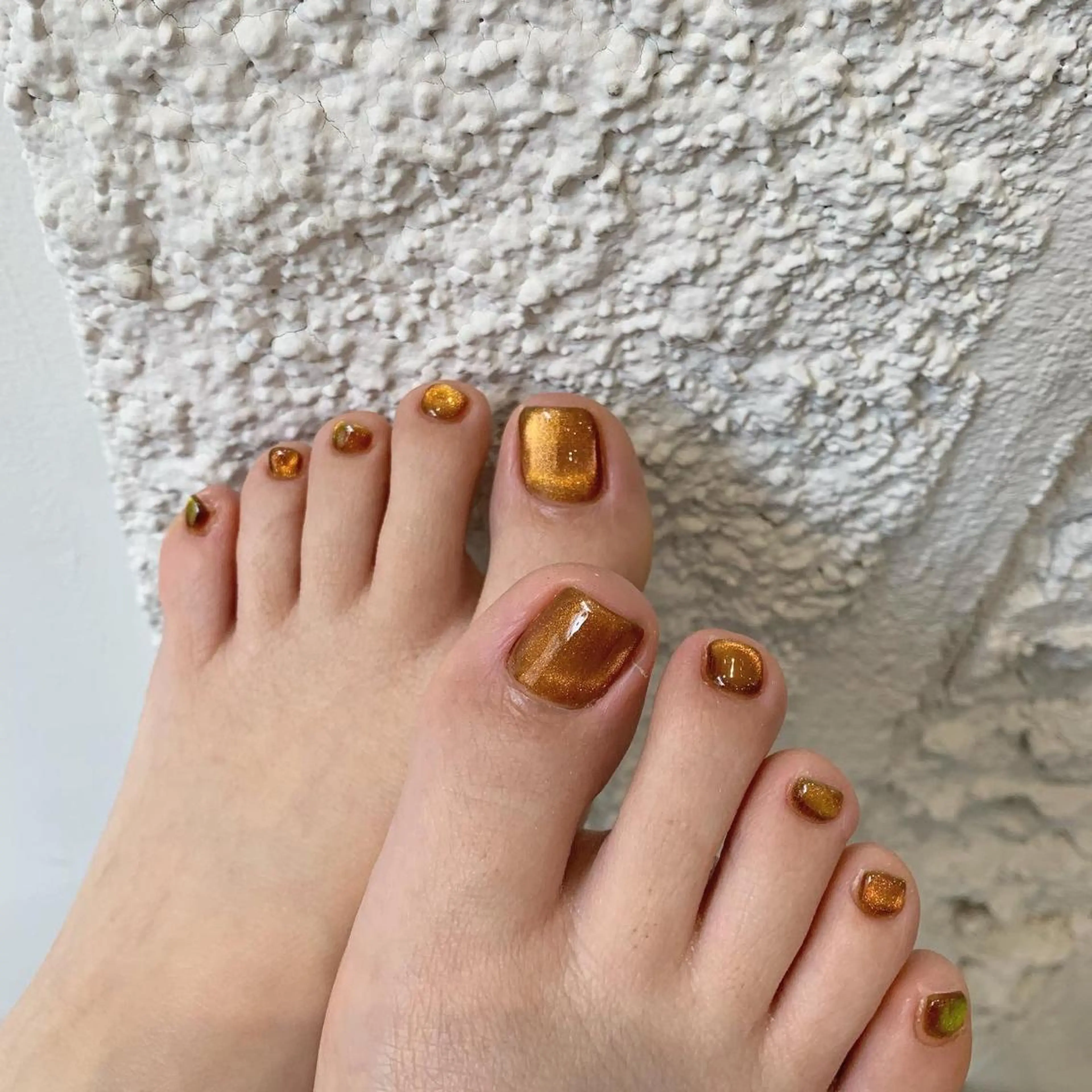 【特別価格】ご新規様10%オフ！ 🩰フットネイル/オフ無し・5本デザインコースの写真