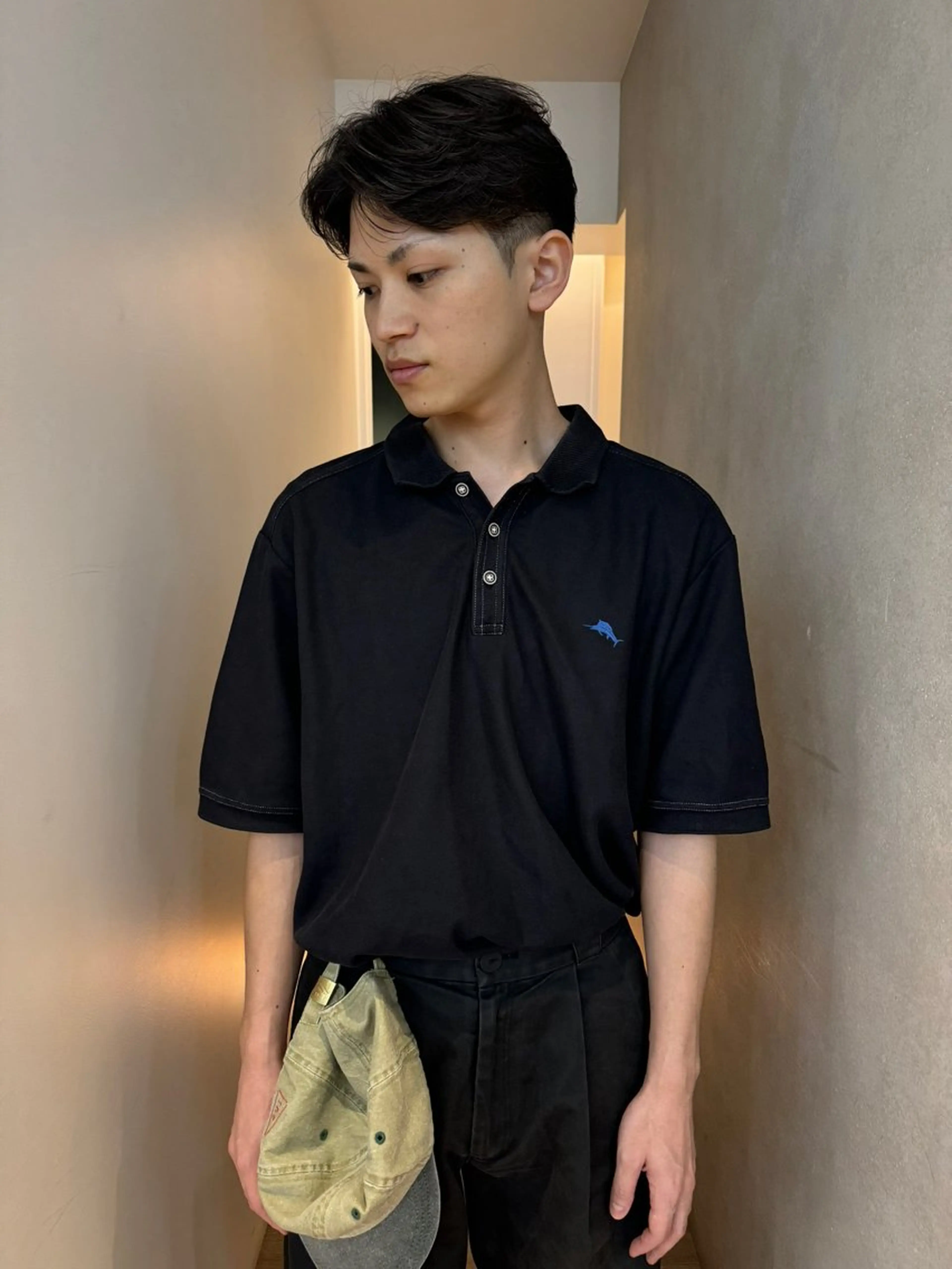 ショート パーマ メンズ カット パーマ 🇰🇷カルマパーマ kaito🇰🇷のヘアスタイル