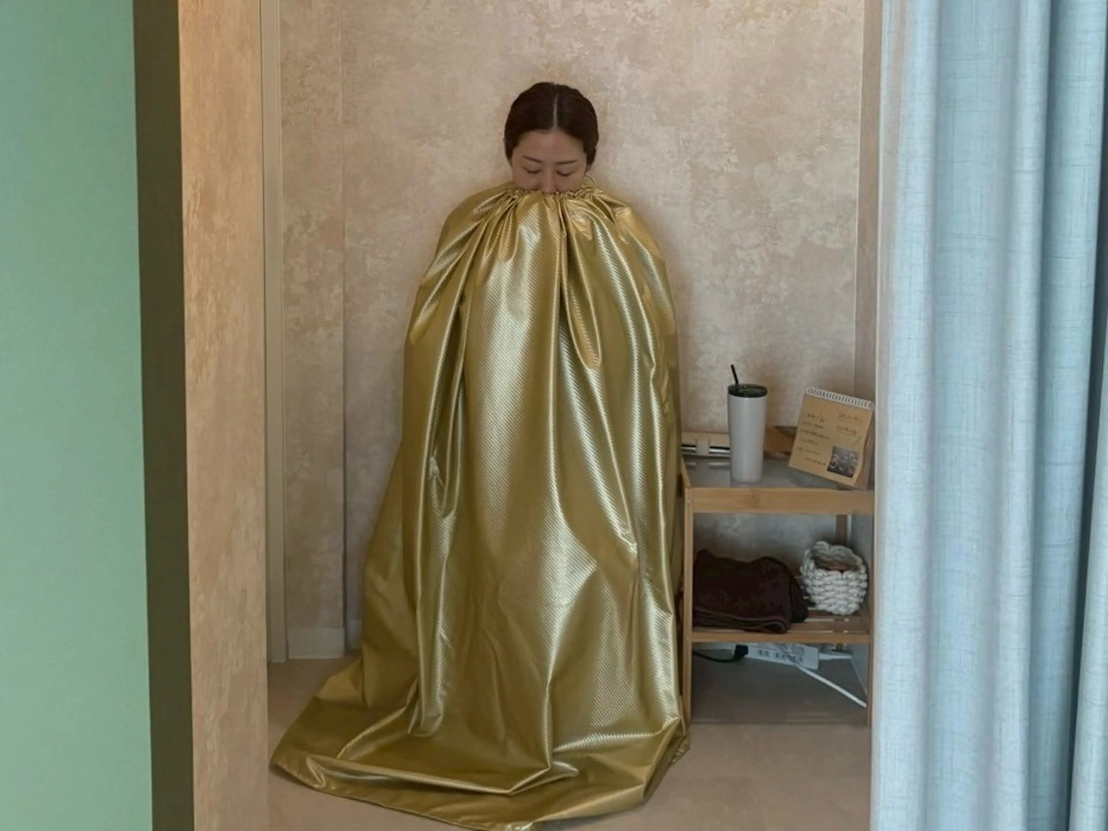 【ホンモノの草と黄土で蒸す】国産若よもぎ蒸しの写真