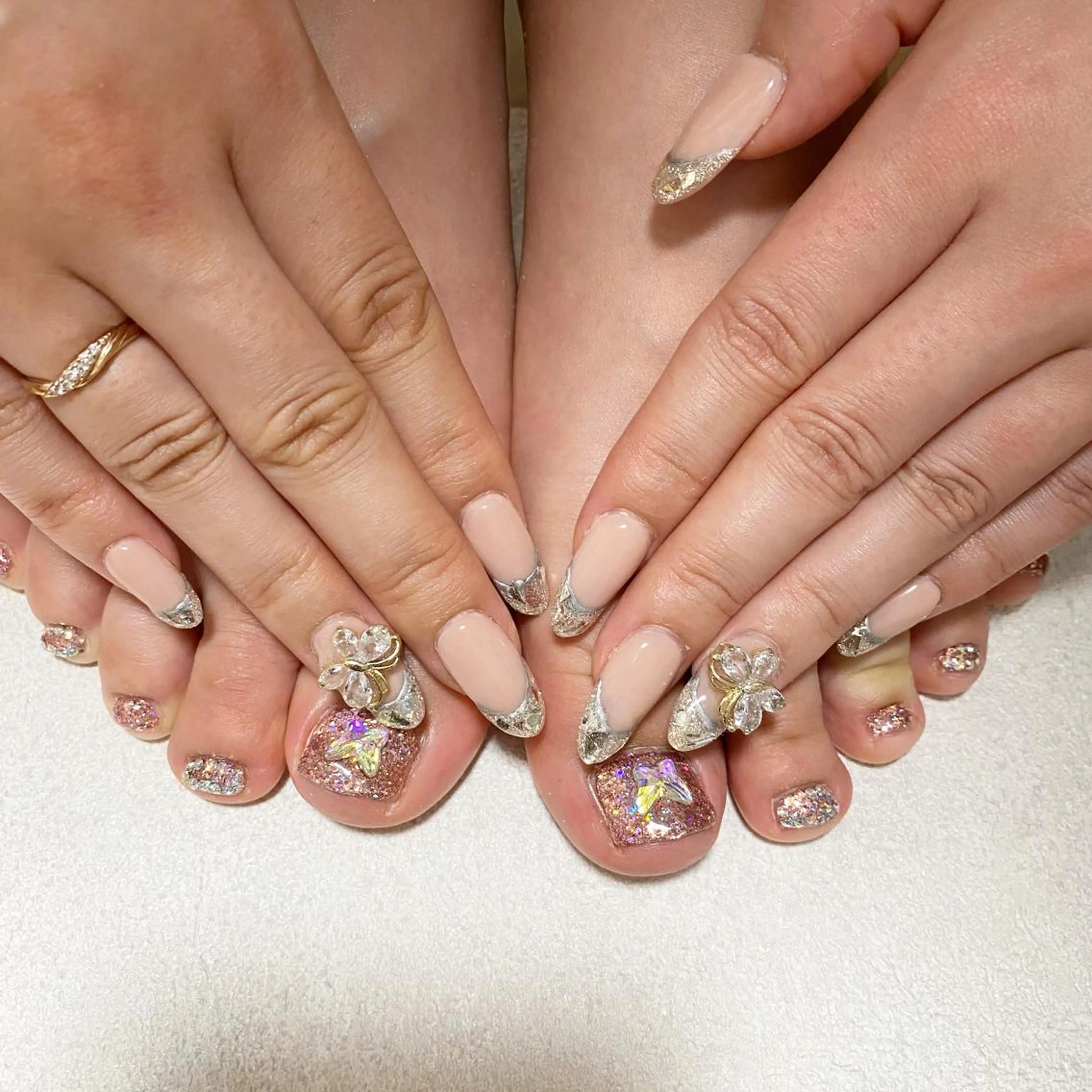 ネイル フットネイル Rire_eye+beauty_nail所属・Rire_ nail_yukiのネイルデザイン