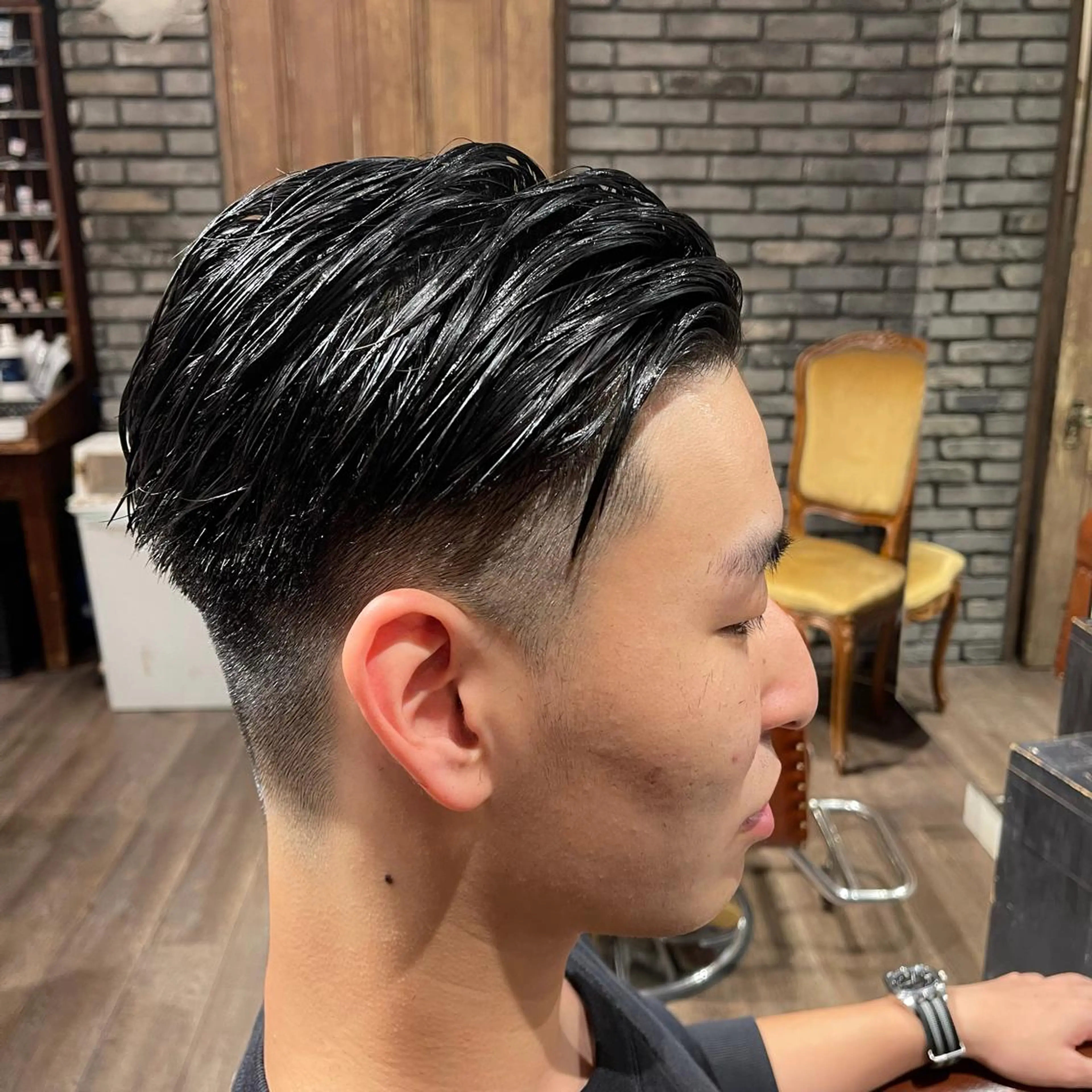 ショート メンズ カット peakshair所属・髪質改善/メンズパ ーマ𝒀𝑼𝑻𝑶のヘアスタイル