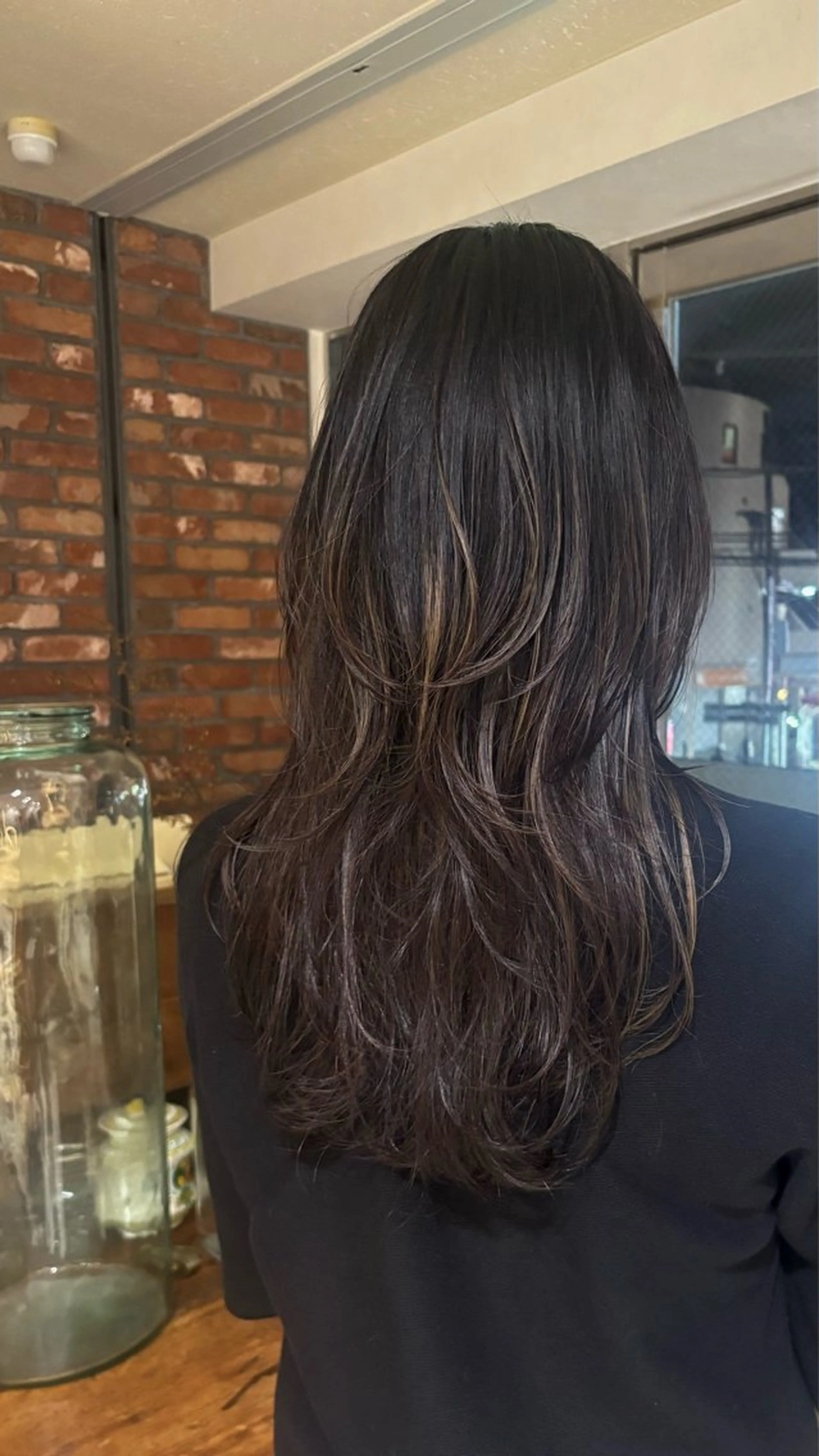 ロング ハイレイヤー レイヤーカット カット トリートメント レイヤー/ボブ /🦋Ayana🦋のヘアスタイル