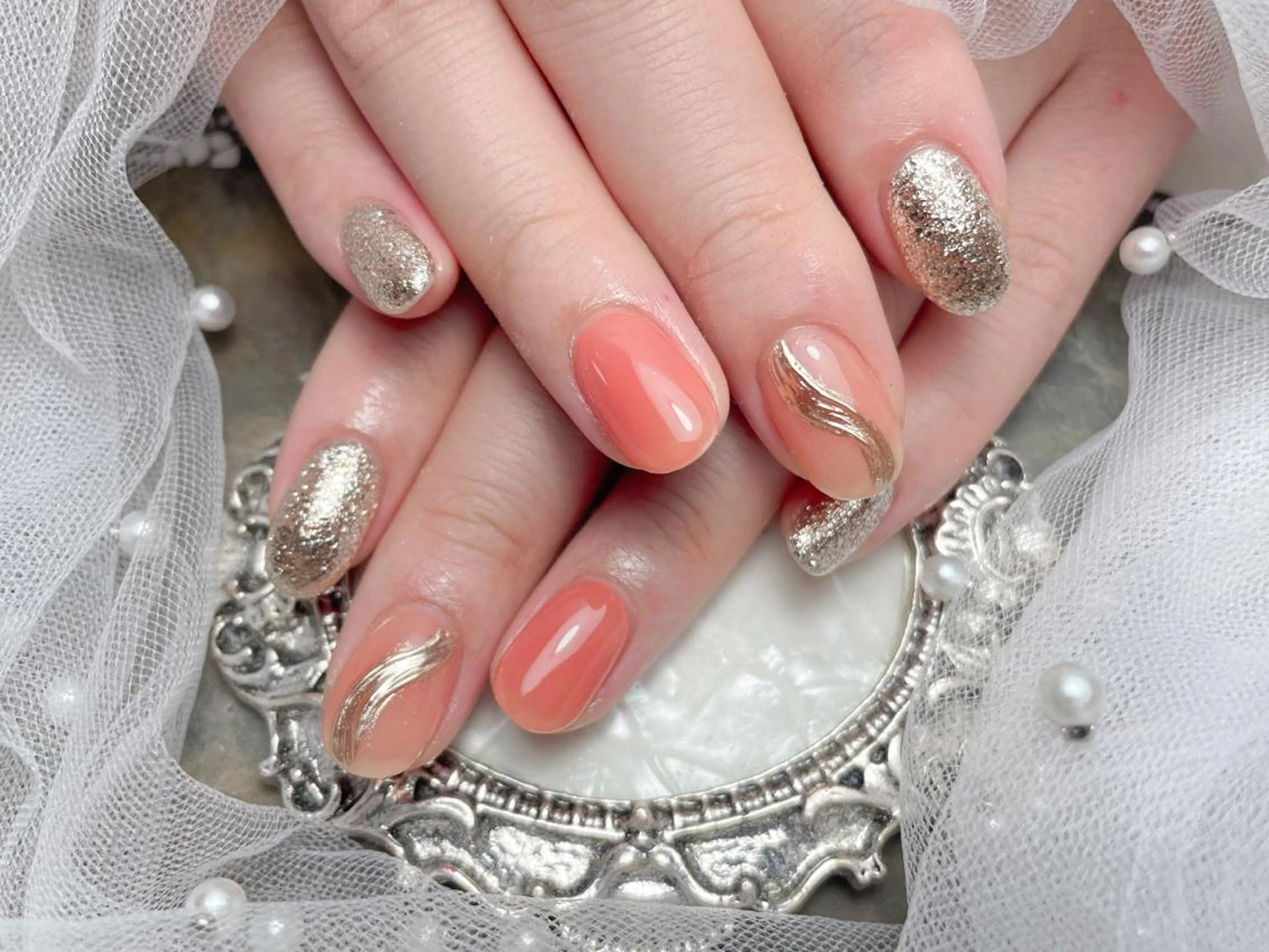 ネイル ハンドネイル マジックミラー所属・マジック ミラーのネイルデザイン