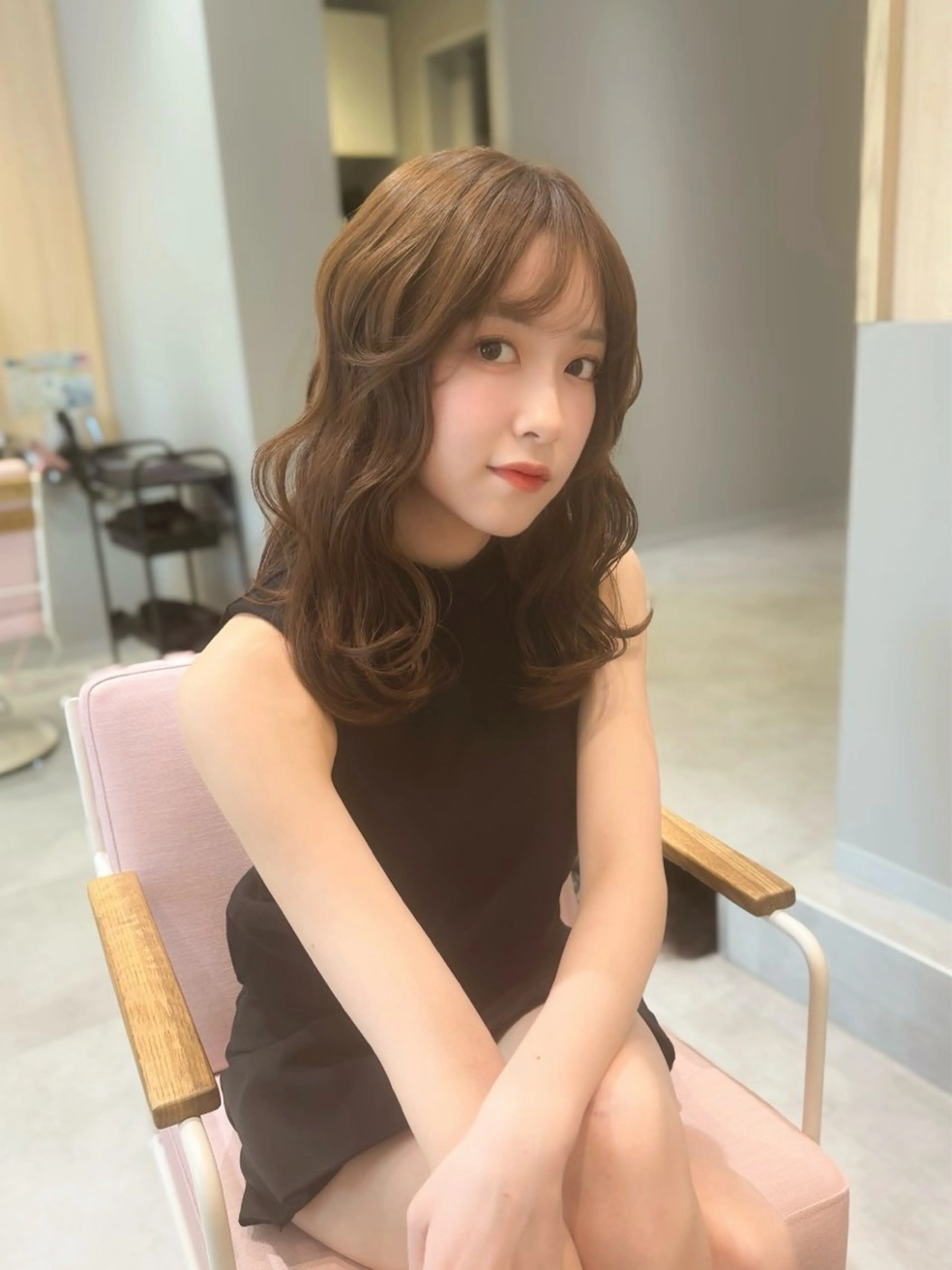 セミロング カラー カット ヘアカラー トリートメント ヘアセット ✂️似合わせの魔術師 石田一樹✂️のヘアスタイル