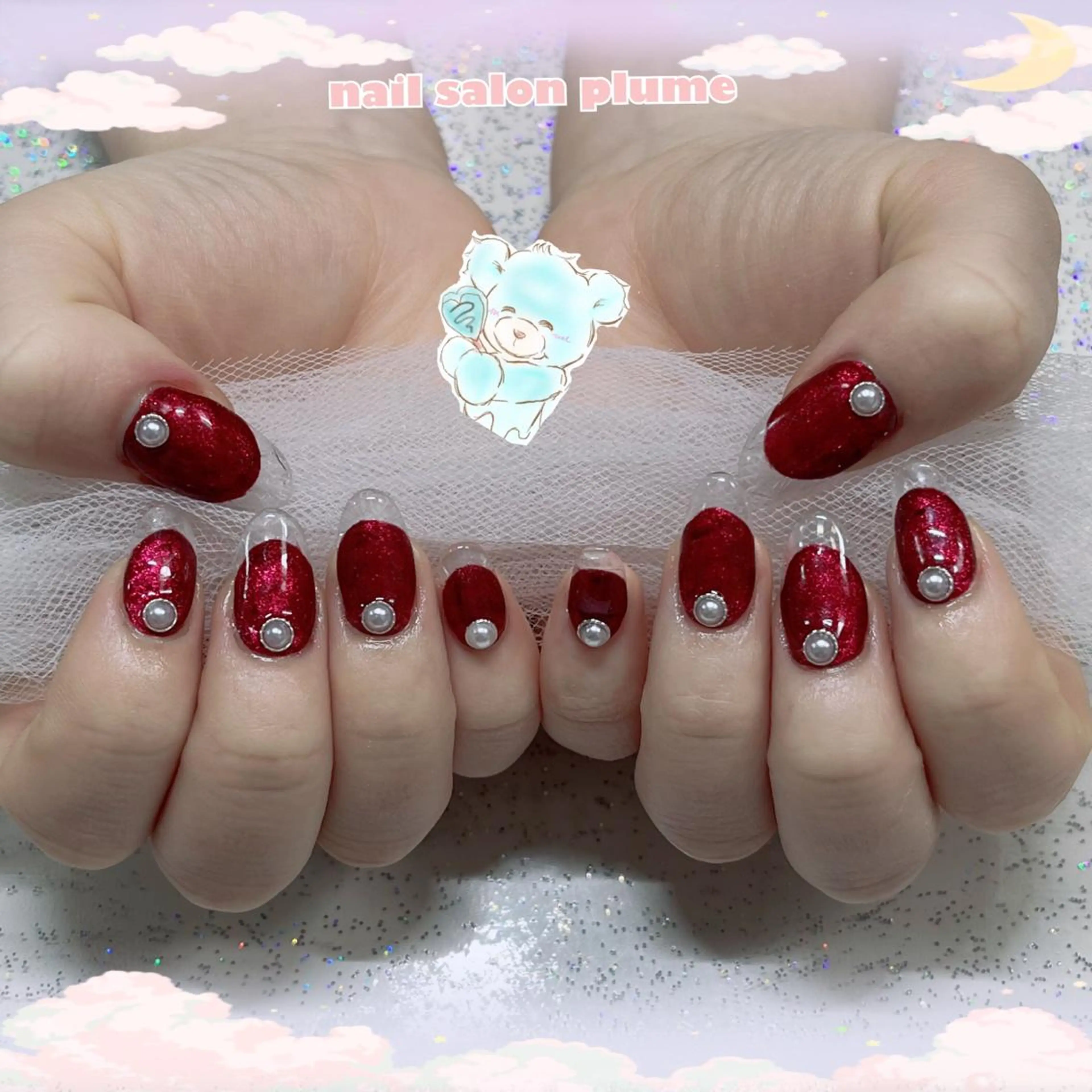 ネイル ハンドネイル plume nail ☆韓国ネイルのネイルデザイン