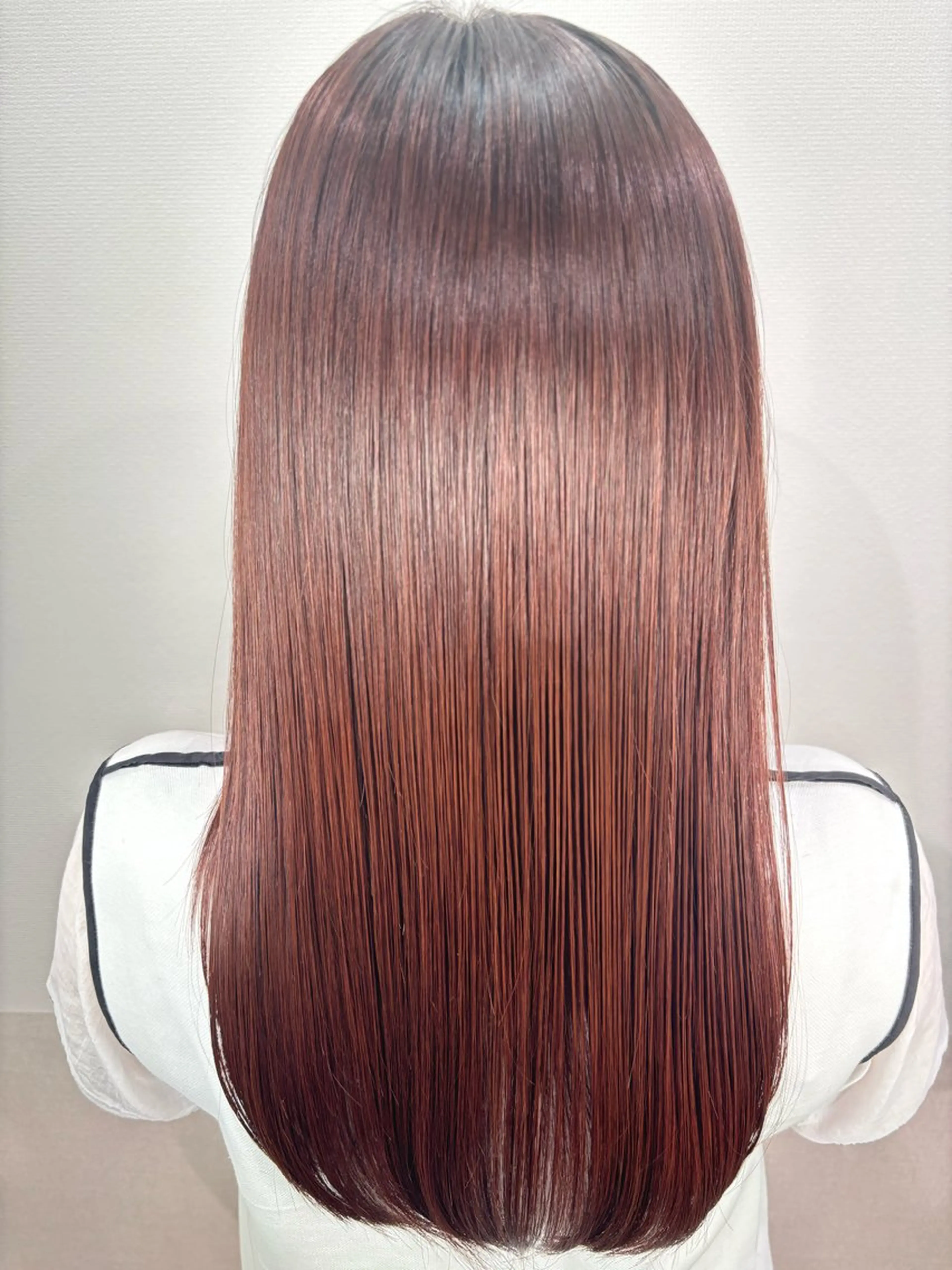 髪質改善プレミアムストレート+カットの写真