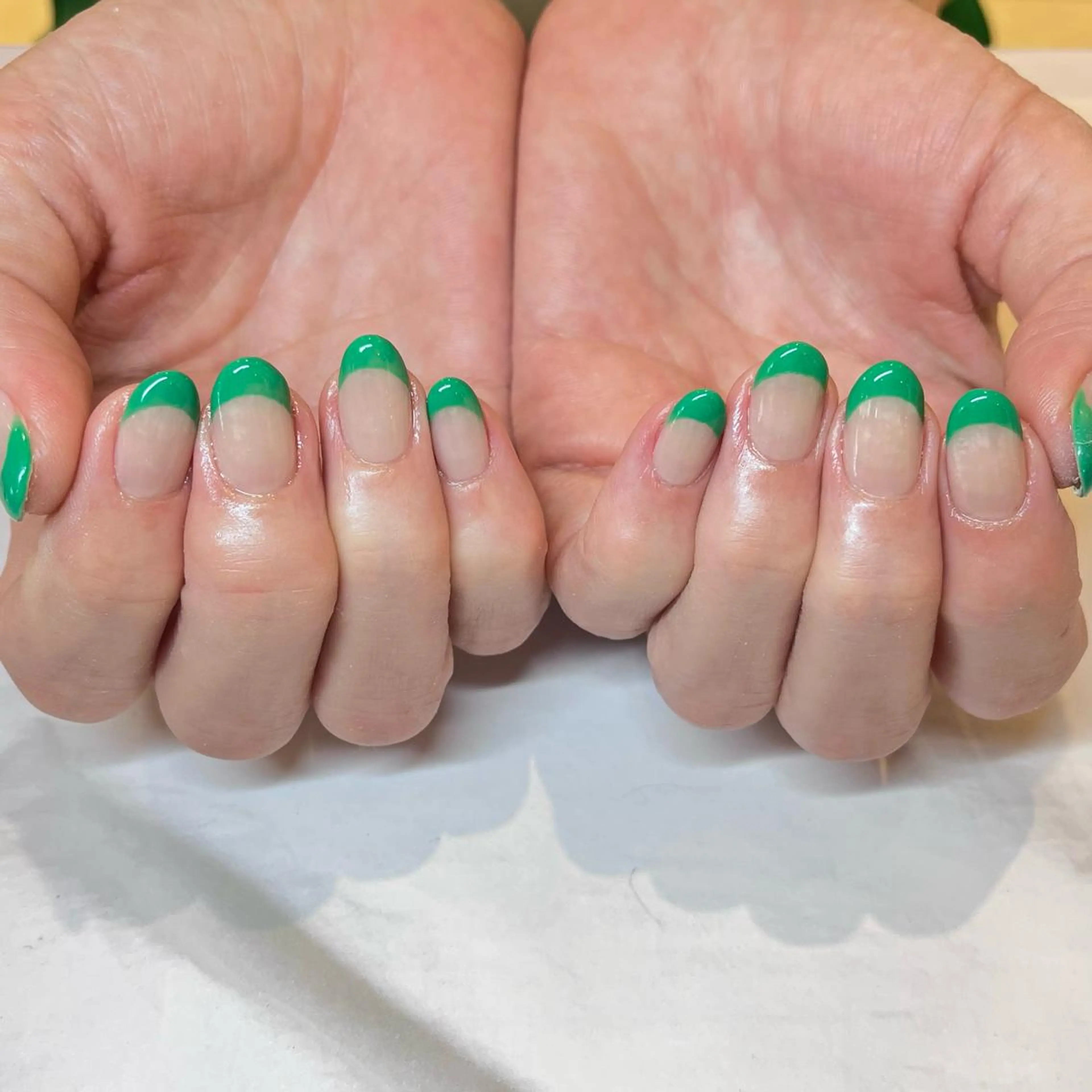 【💙カラーグラデーションorフレンチ💙】根元が透明なので伸びてもわかりにくい👌☆オフ・ドライケア込み☆の写真