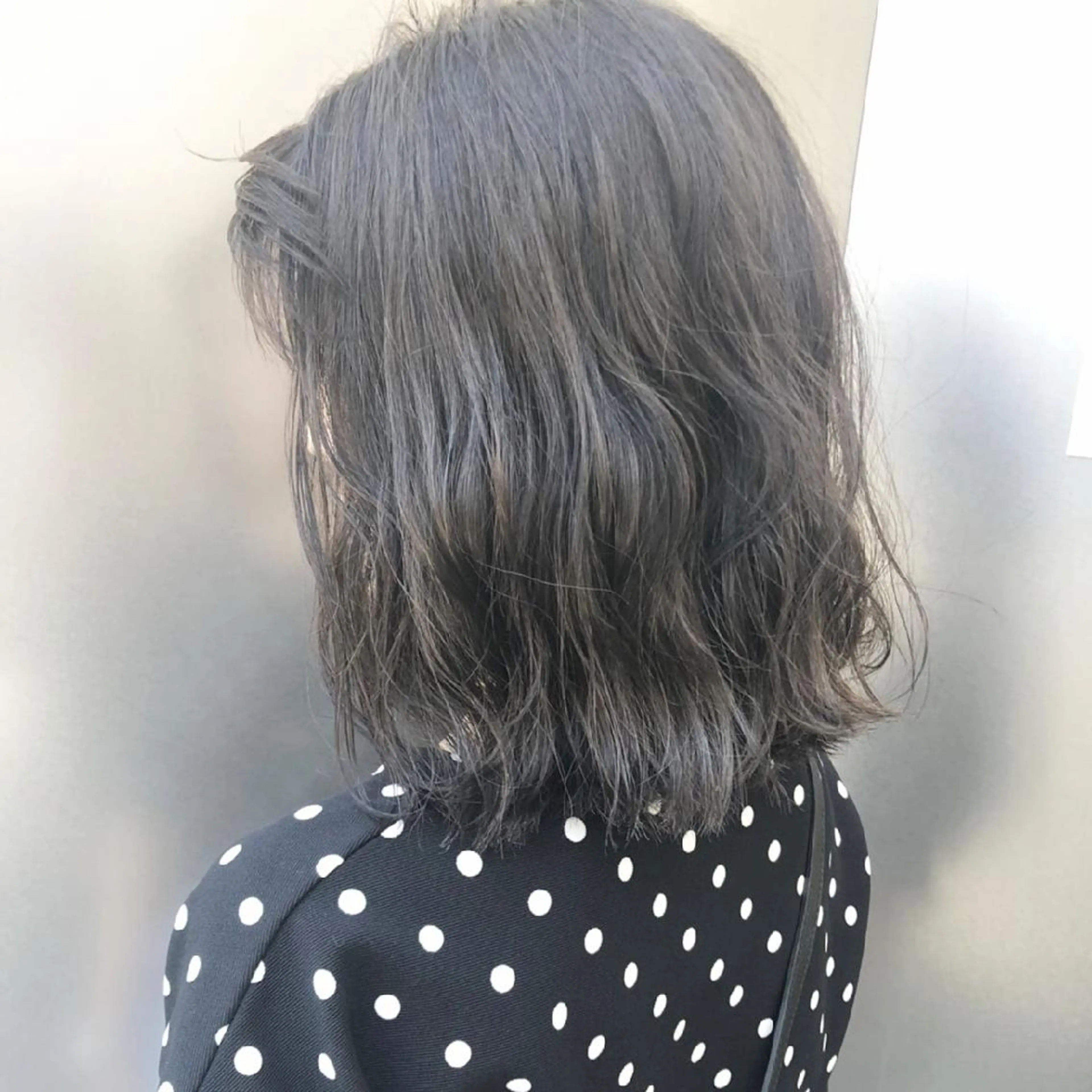 ミディアム カラー ハイライトカラー ハイライト 竹内啓太 ボブのヘアスタイル