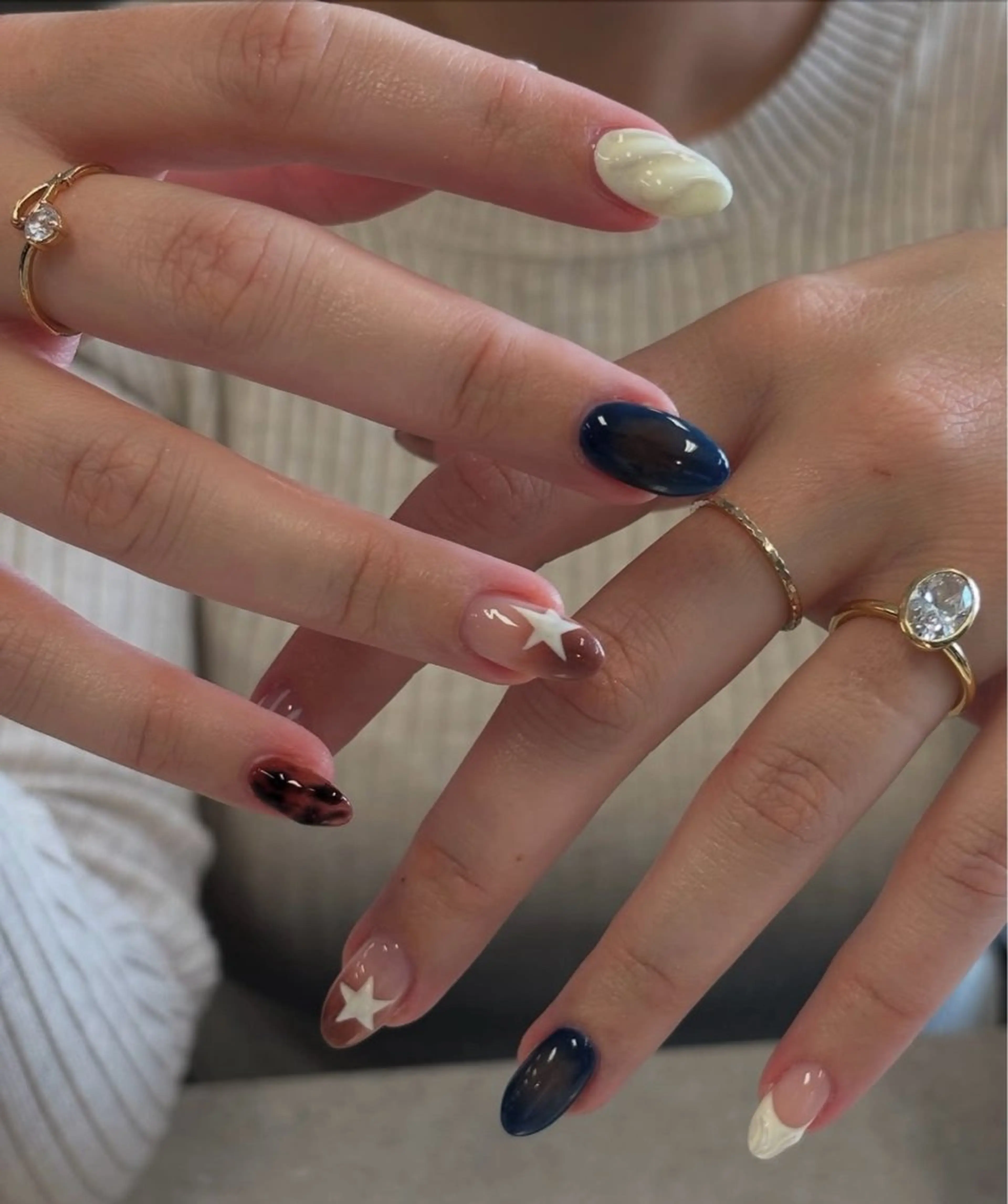 ネイル 韓国ネイル 持ち込み ニュアンスネイル ネイルチップ ハンドネイル TABI ANA.CHUOのネイルデザイン