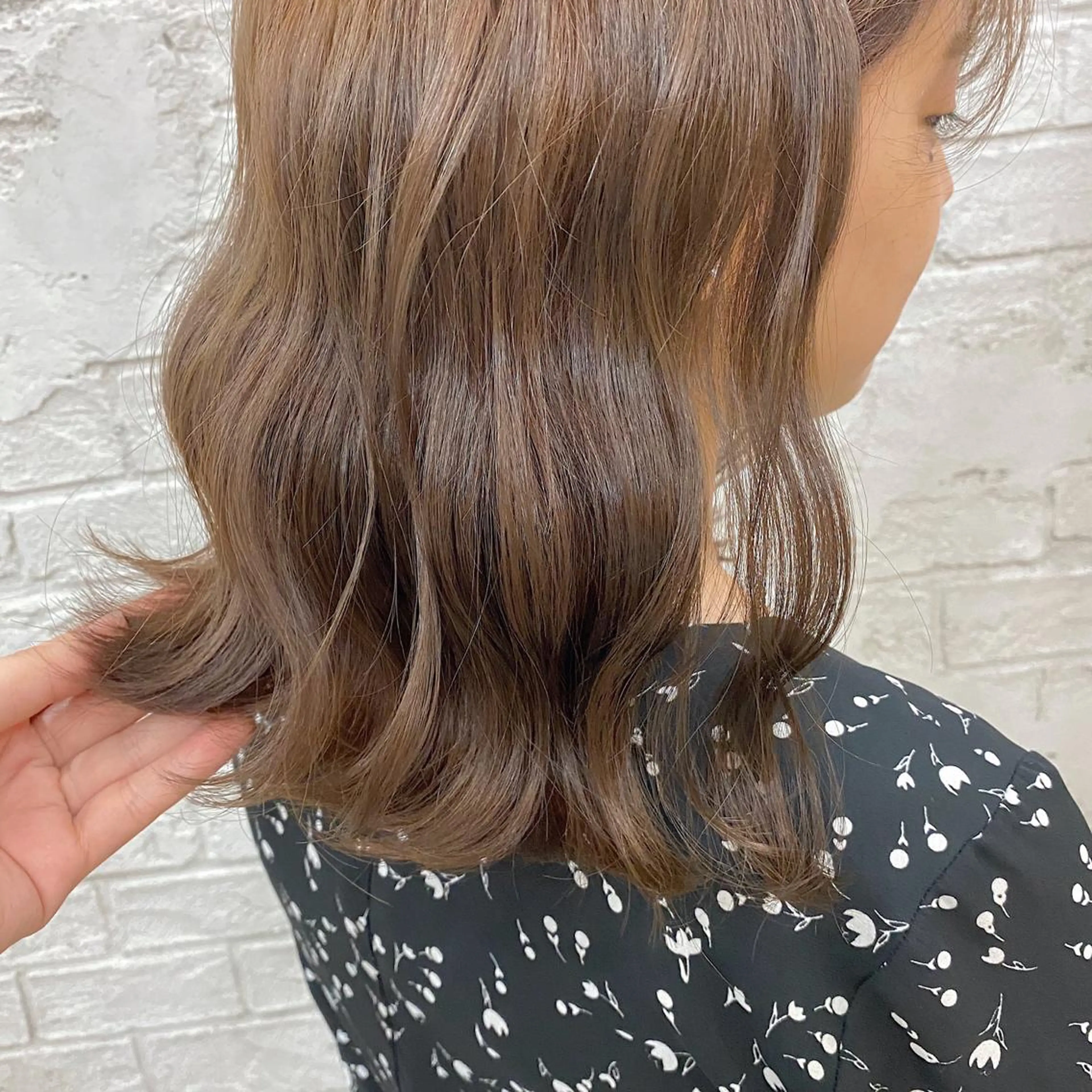 ミディアム カラー カット トリートメント 小顔カット/艶 カラー特化♡MIHOのヘアスタイル