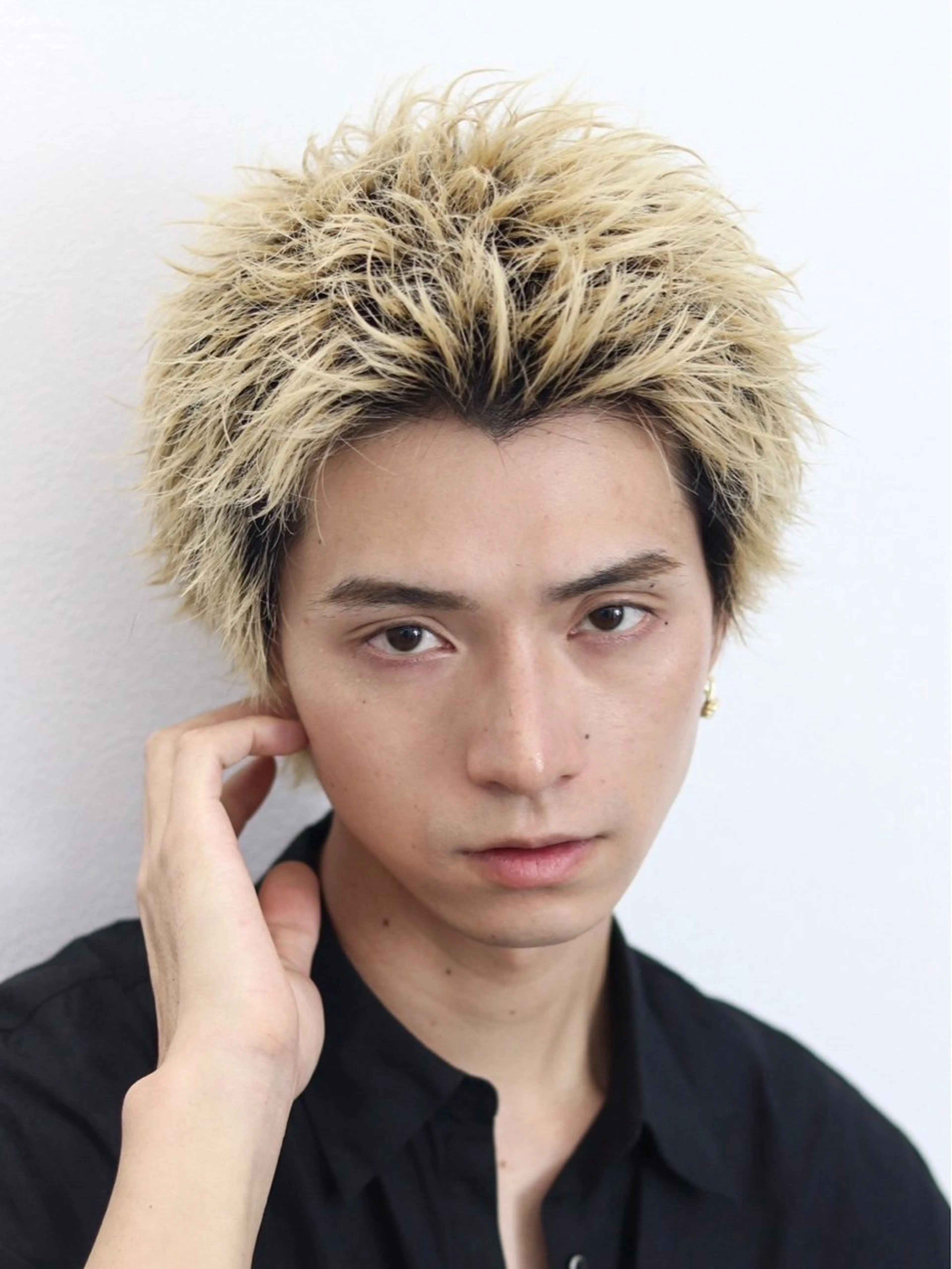 カラー メンズ 💀EDEN副店長/ ブリーチ"骨格補正"のヘアスタイル