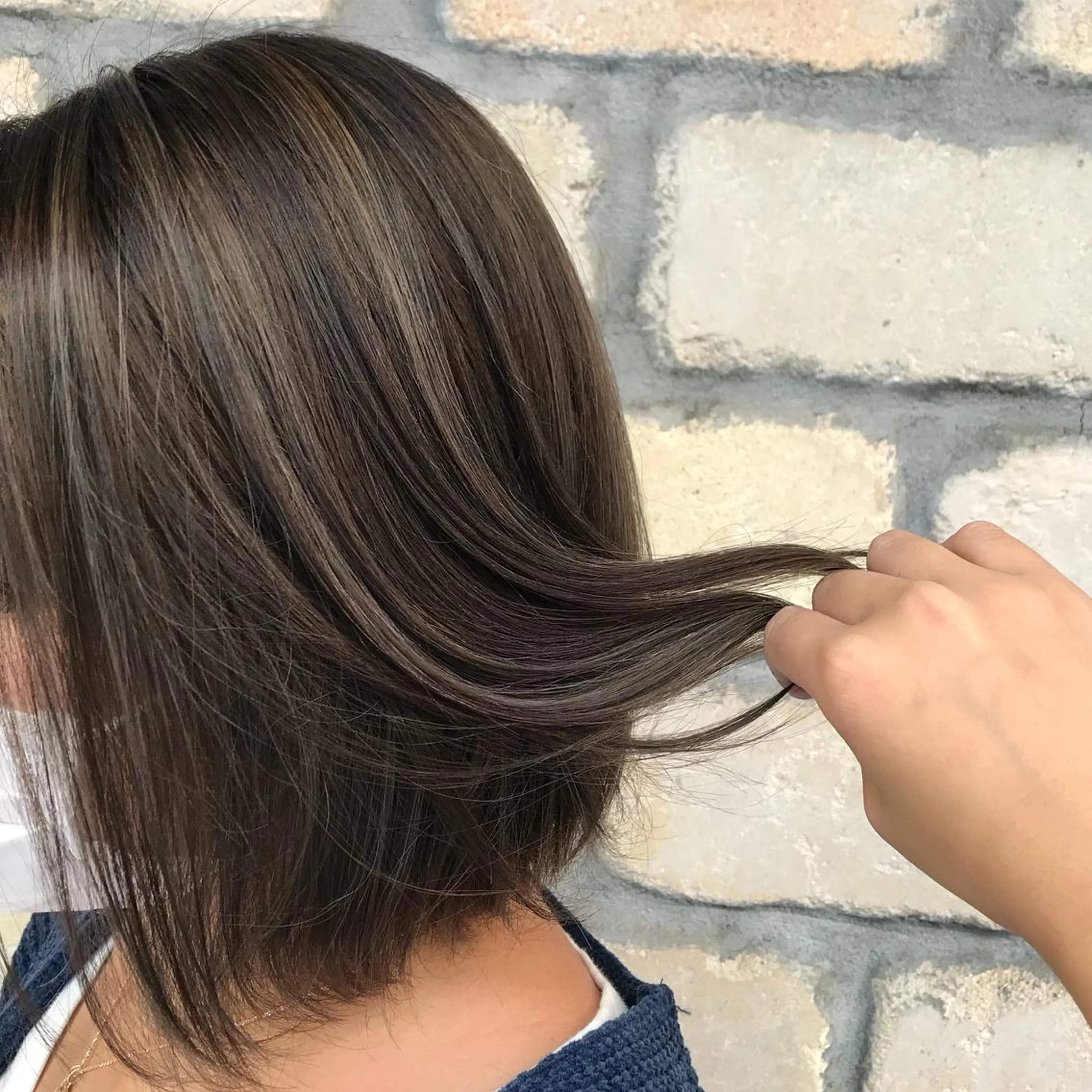 ミディアム カラー emme エミィ/立川のヘアスタイル