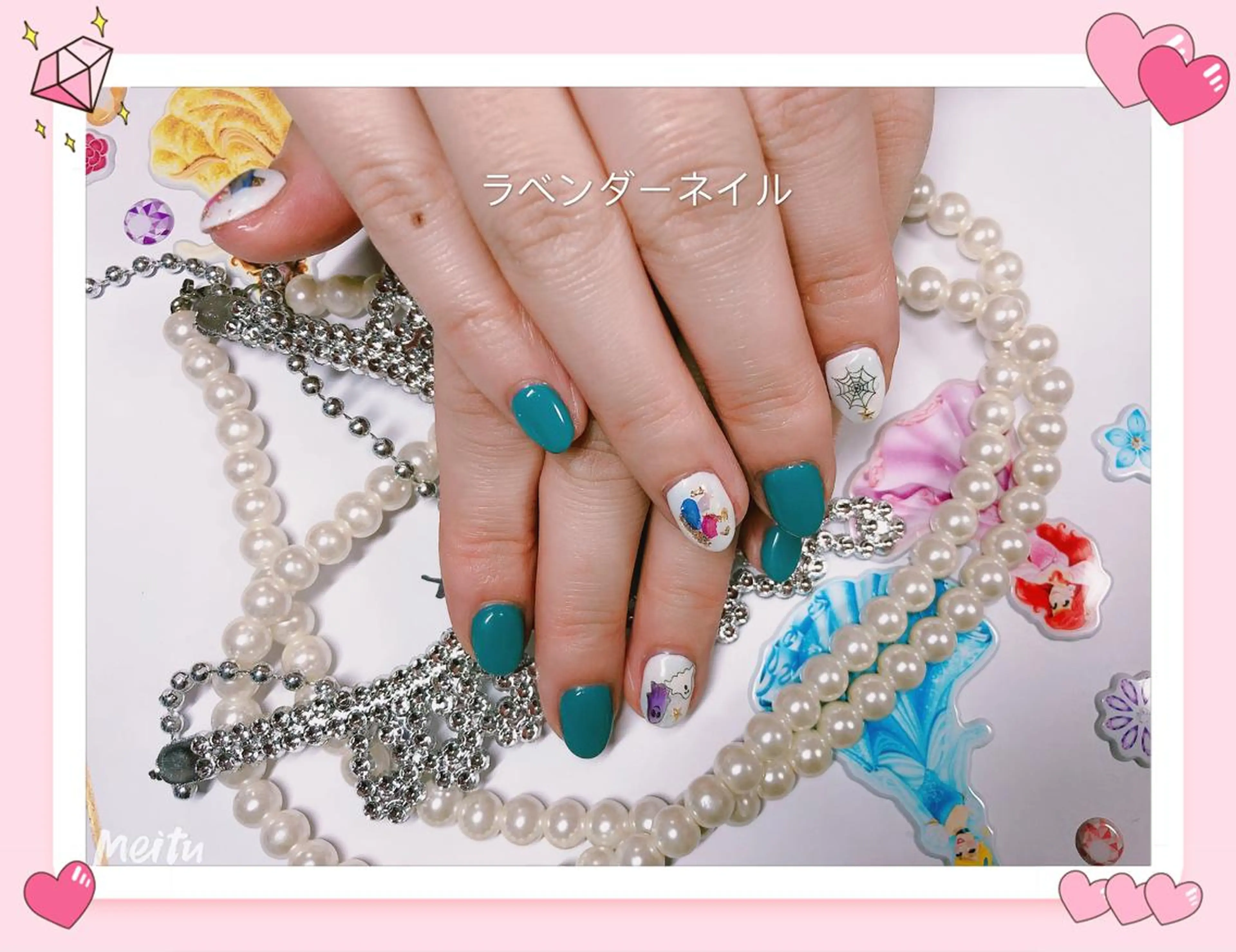 ネイル ラベンダー💖日暮里 ルル💖ネイルのネイルデザイン