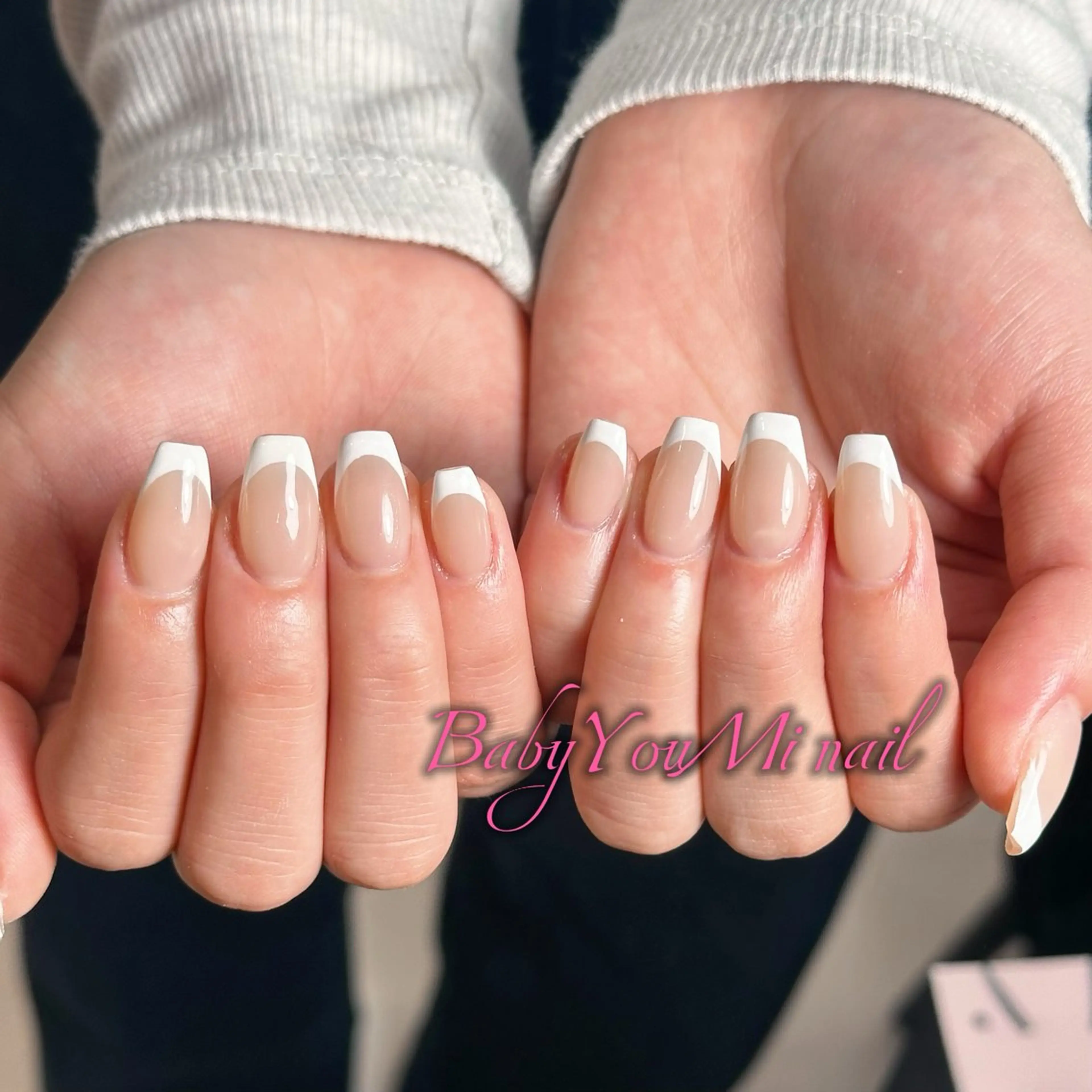 ネイル オーロラネイル フラワーネイル フットネイル フレンチネイル ジェルネイル ハンドネイル BabyYouMi ねねのネイルデザイン