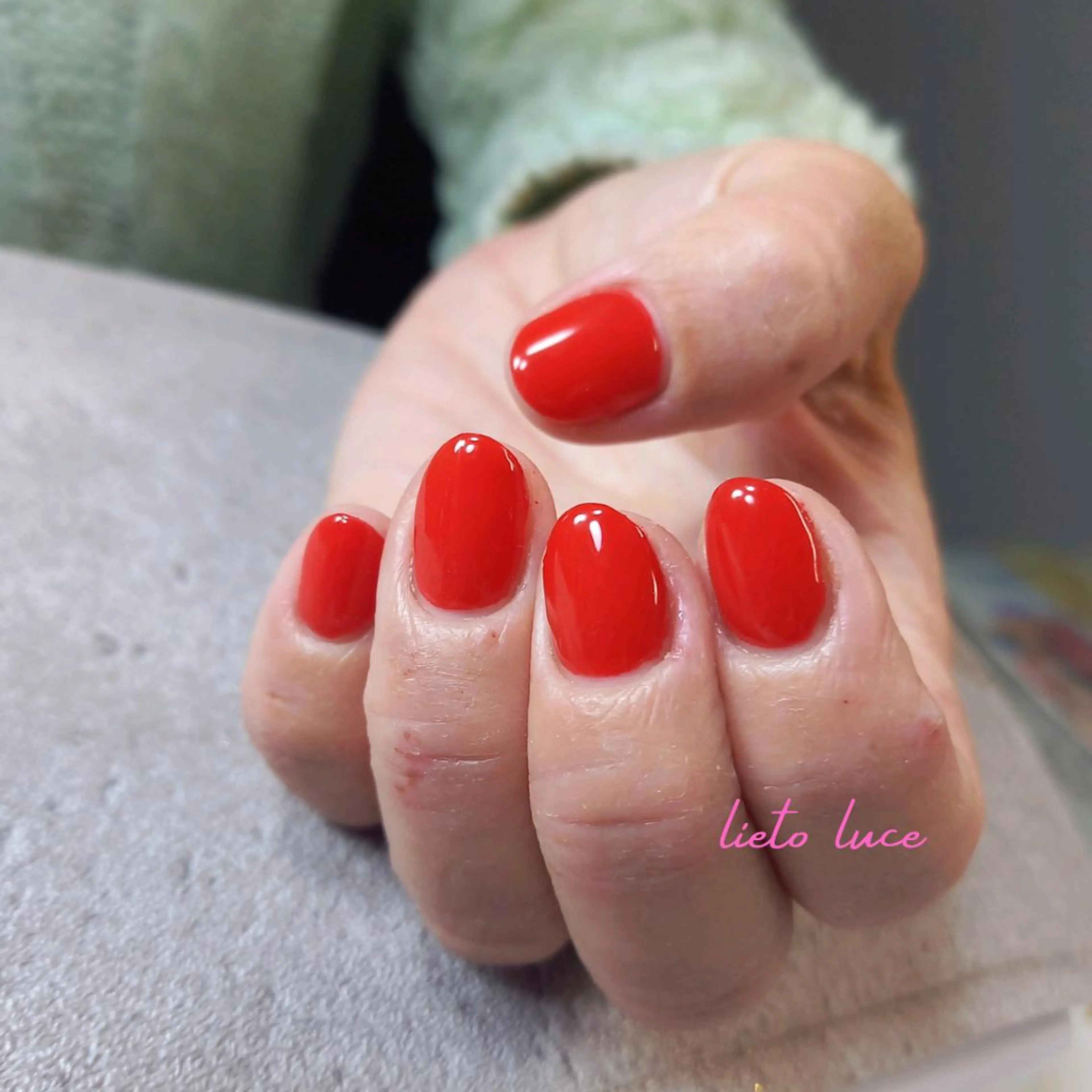 ネイル ワンカラーネイル ハンドネイル lieto luce Yukaのネイルデザイン