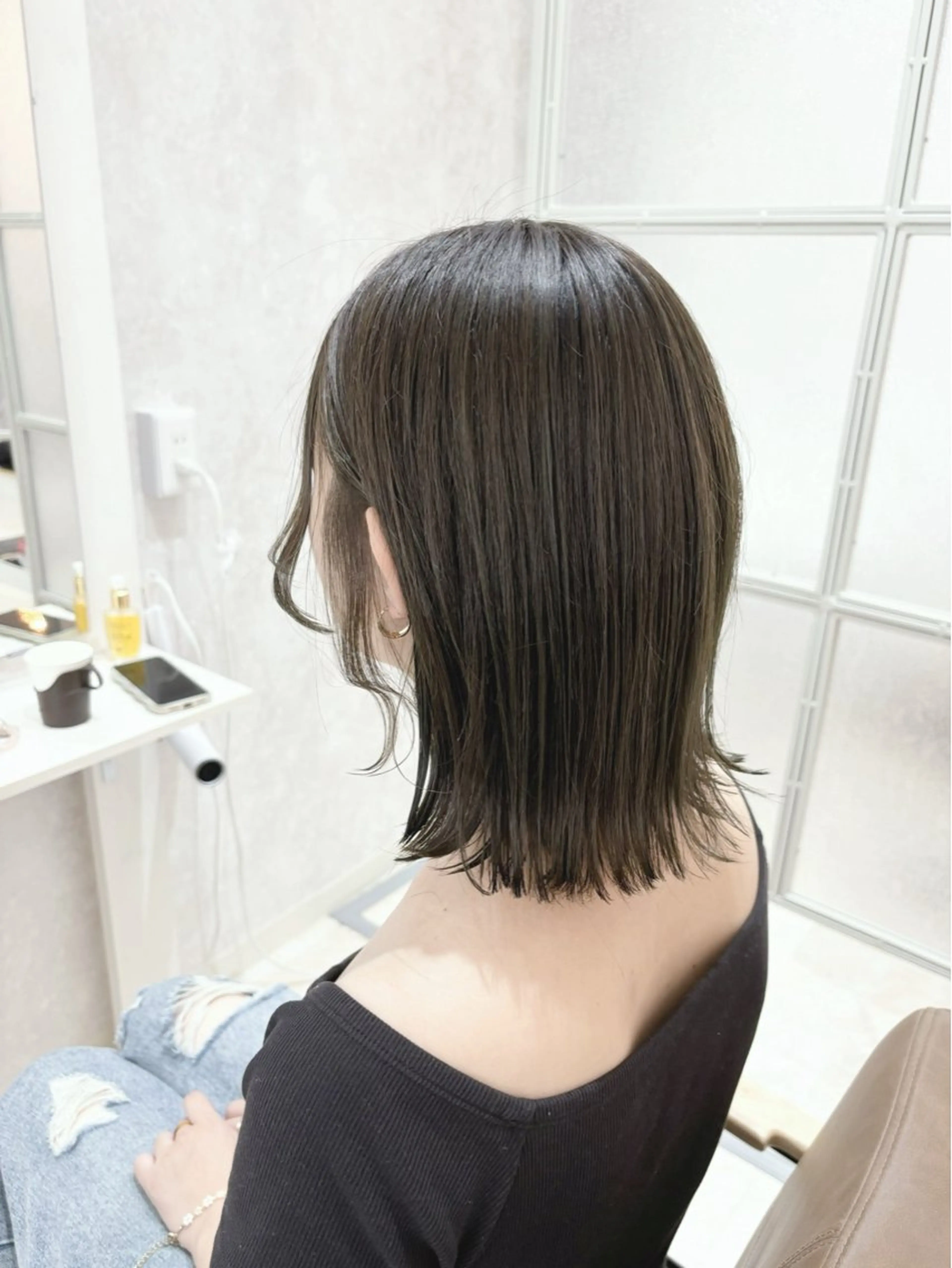 ミディアム 【ROSSO】 SHUHEIのヘアスタイル