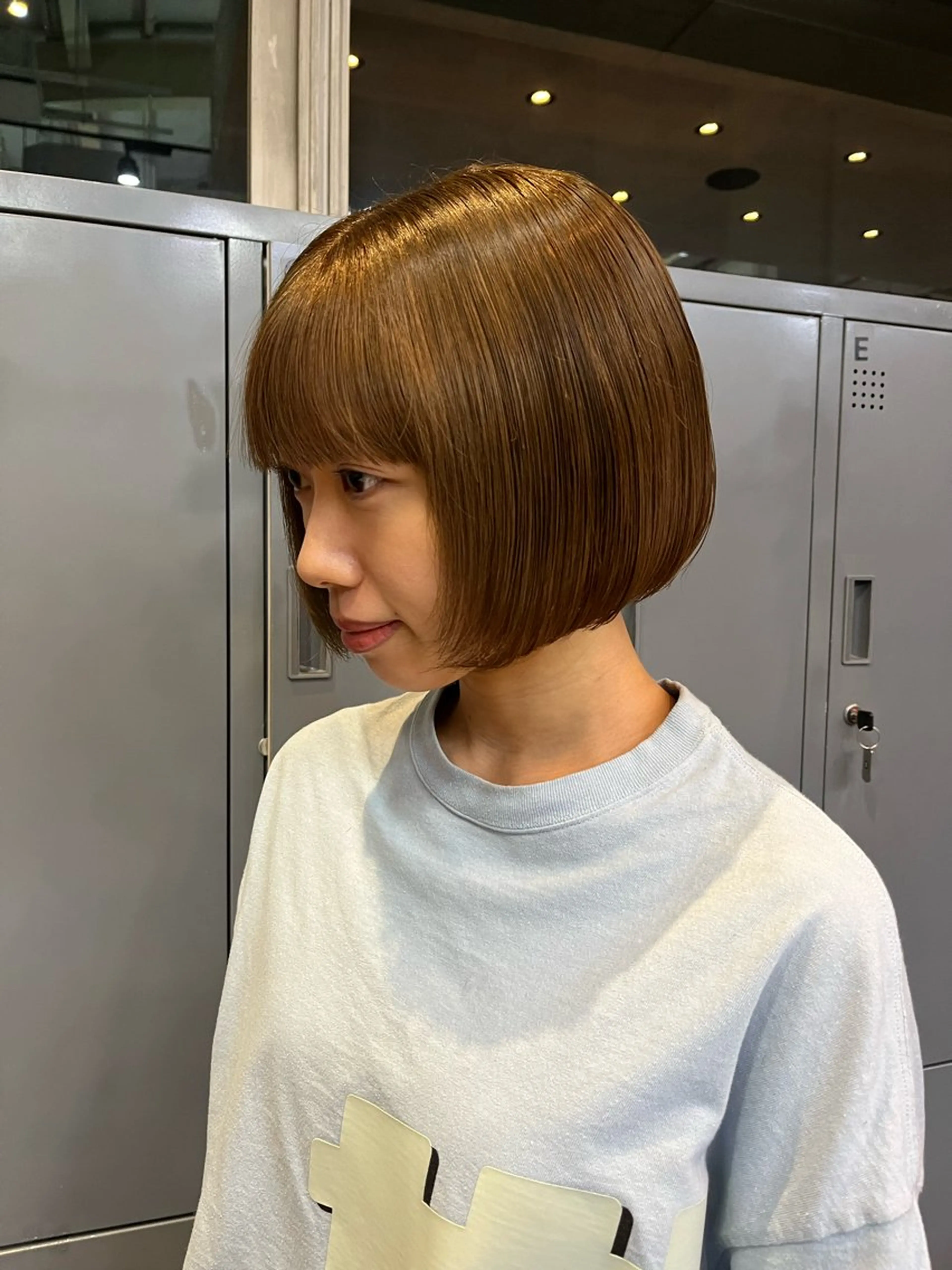 ショート カット ヘアカラー トリートメント ☘️かわいいハイトー ン☘️nonokaのヘアスタイル