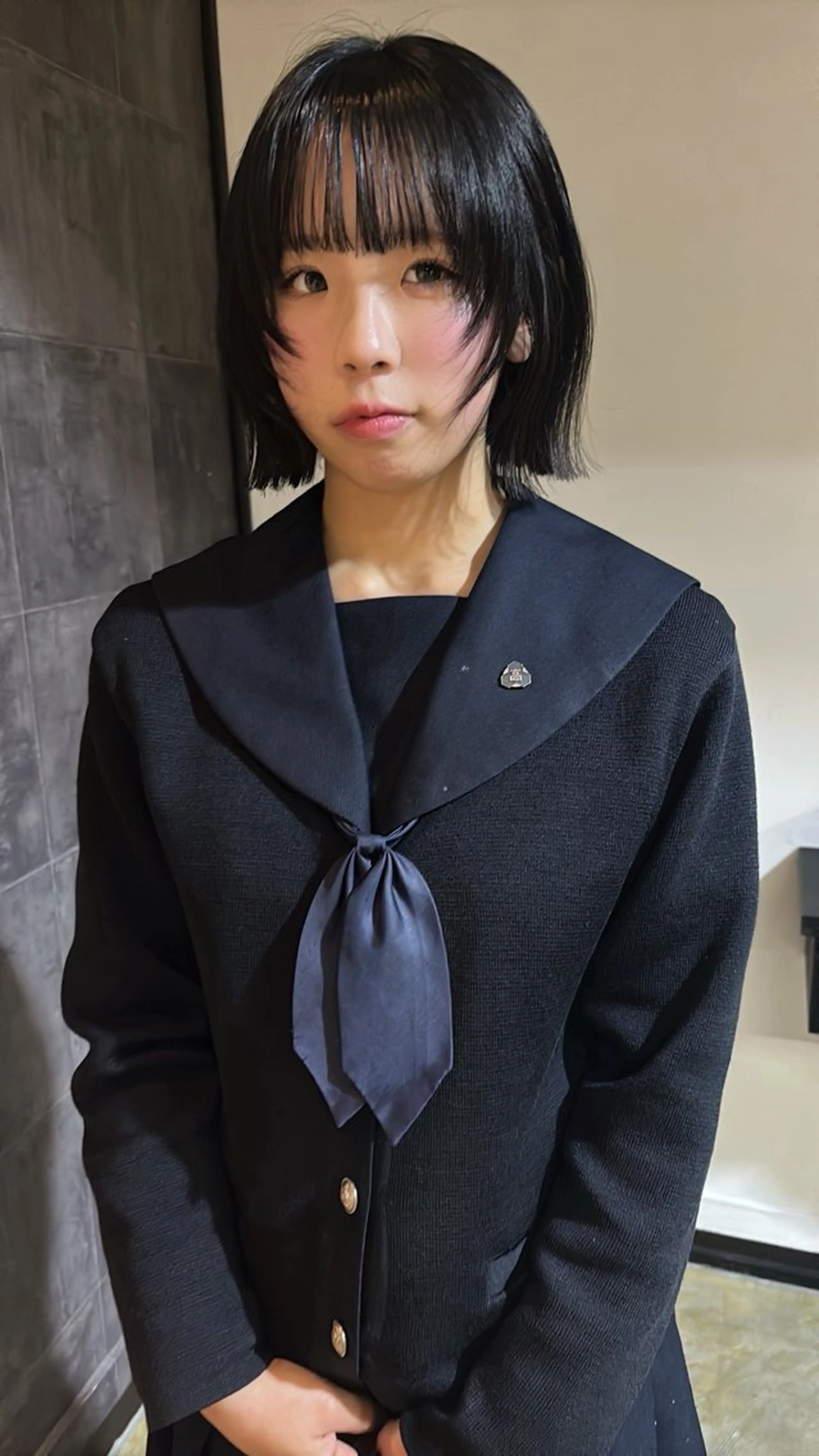 ショート カラー ヘアアレンジ カット ヘアカラー 広島/ボブ/レイヤー 🌿‬wakabaのヘアスタイル