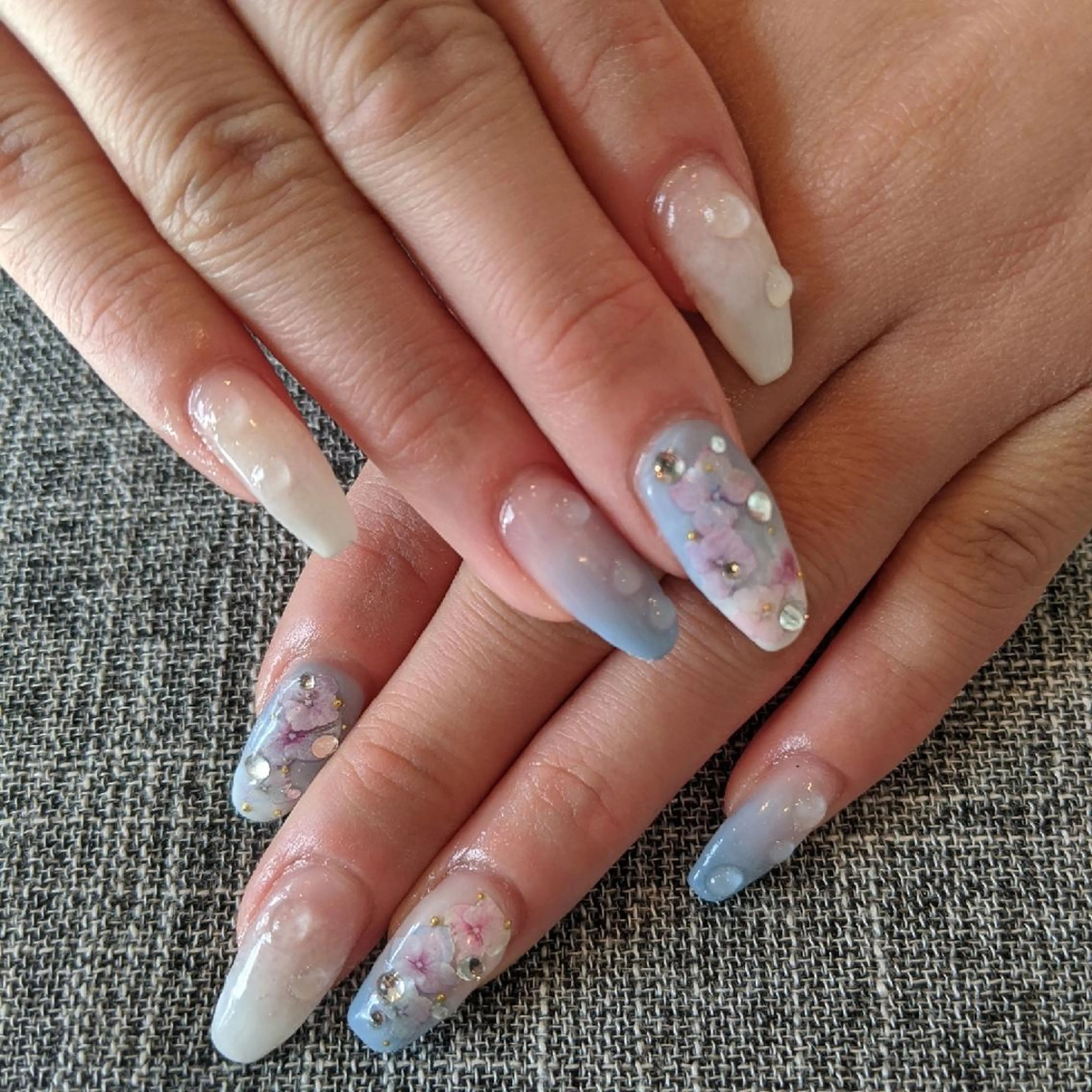 ネイル 春ネイル ハンドネイル private salon mieのネイルデザイン