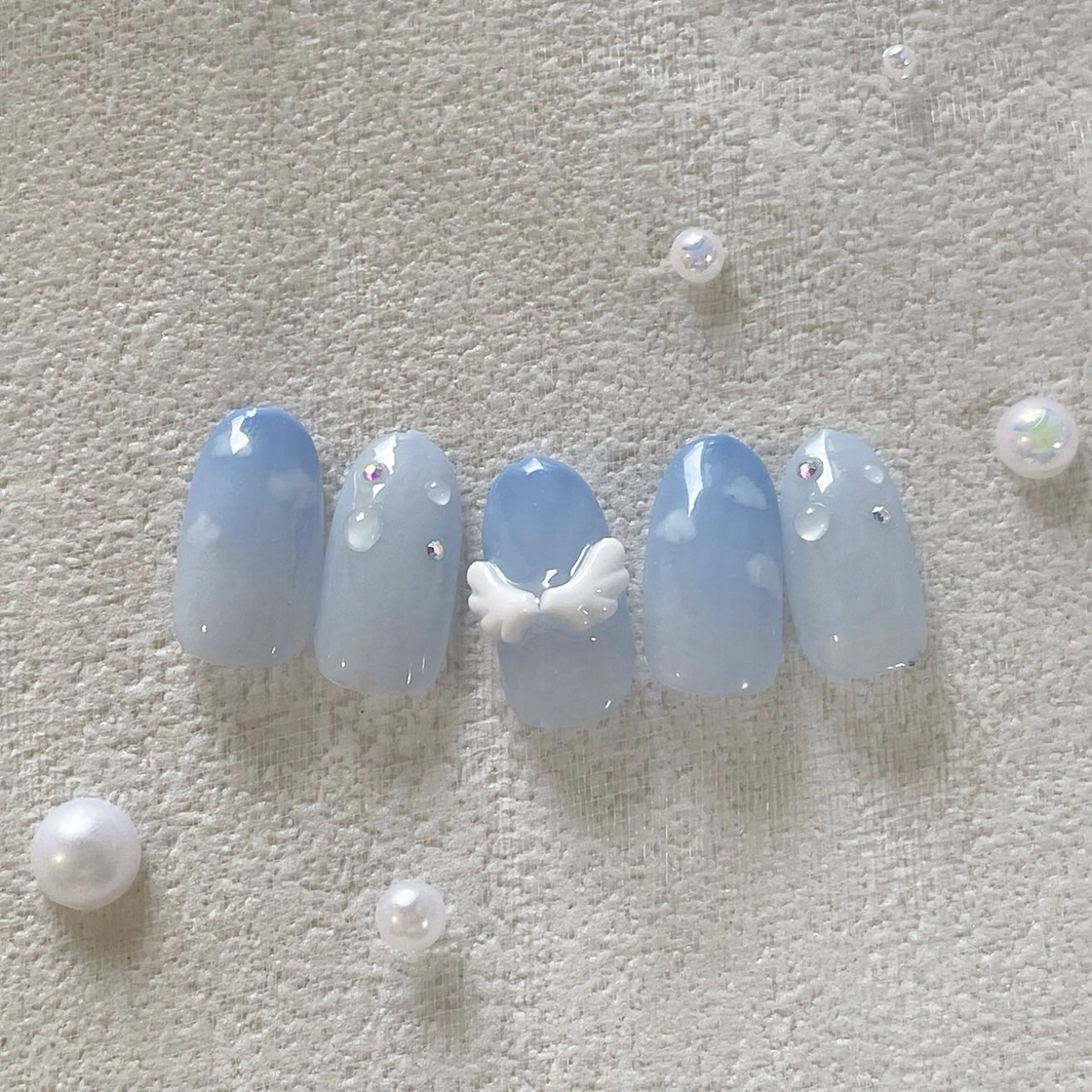 ネイル オーロラネイル フットネイル フレンチネイル ジェルネイル マグネットネイル ハンドネイル kiki nail 二子玉川のネイルデザイン