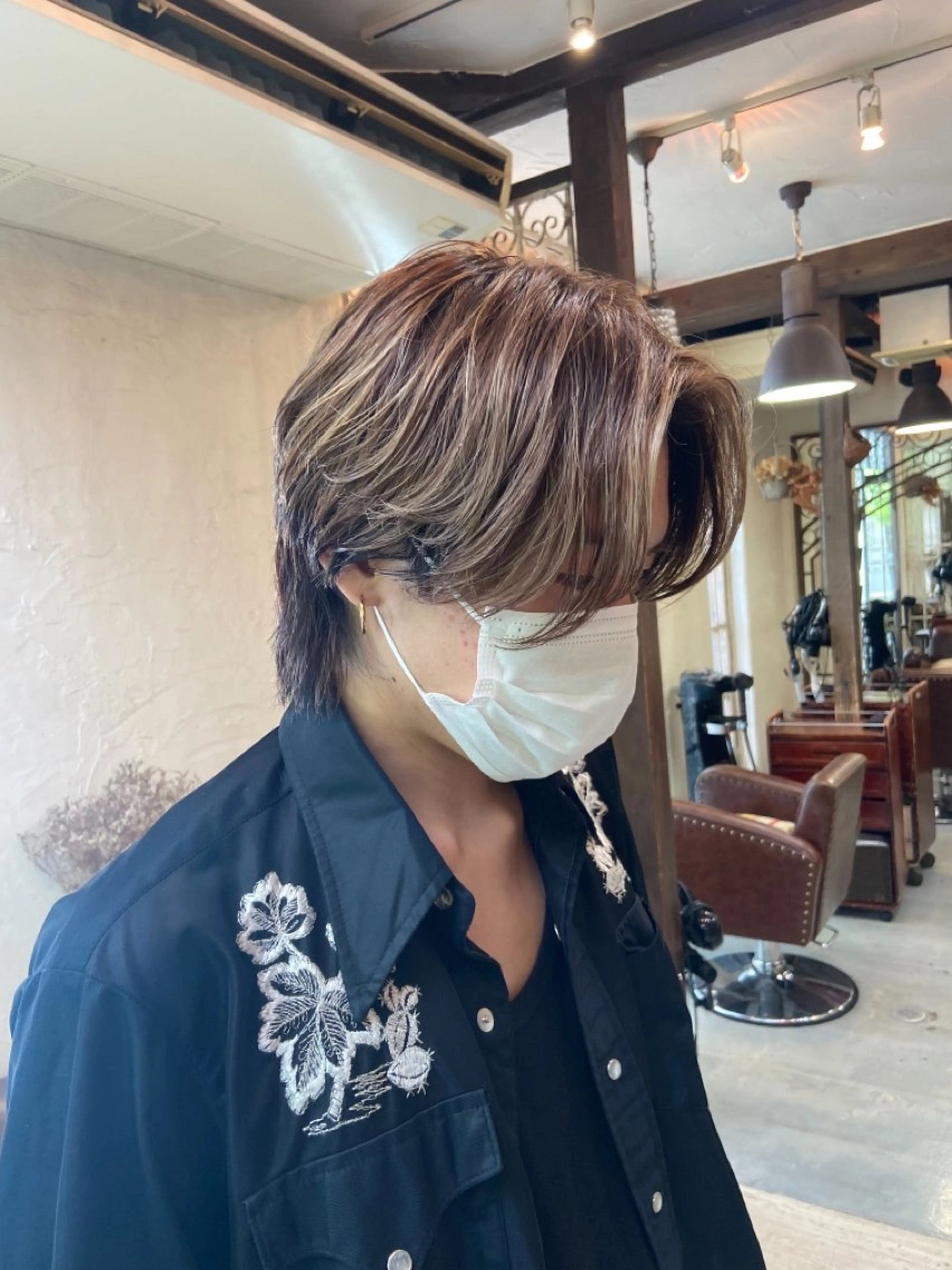 カラー メンズ メンズハイライト ハイライトカラー belle 表参道 terrace所属・抜きっぱなしブロンド /ハイトーン/カナタのヘアスタイル