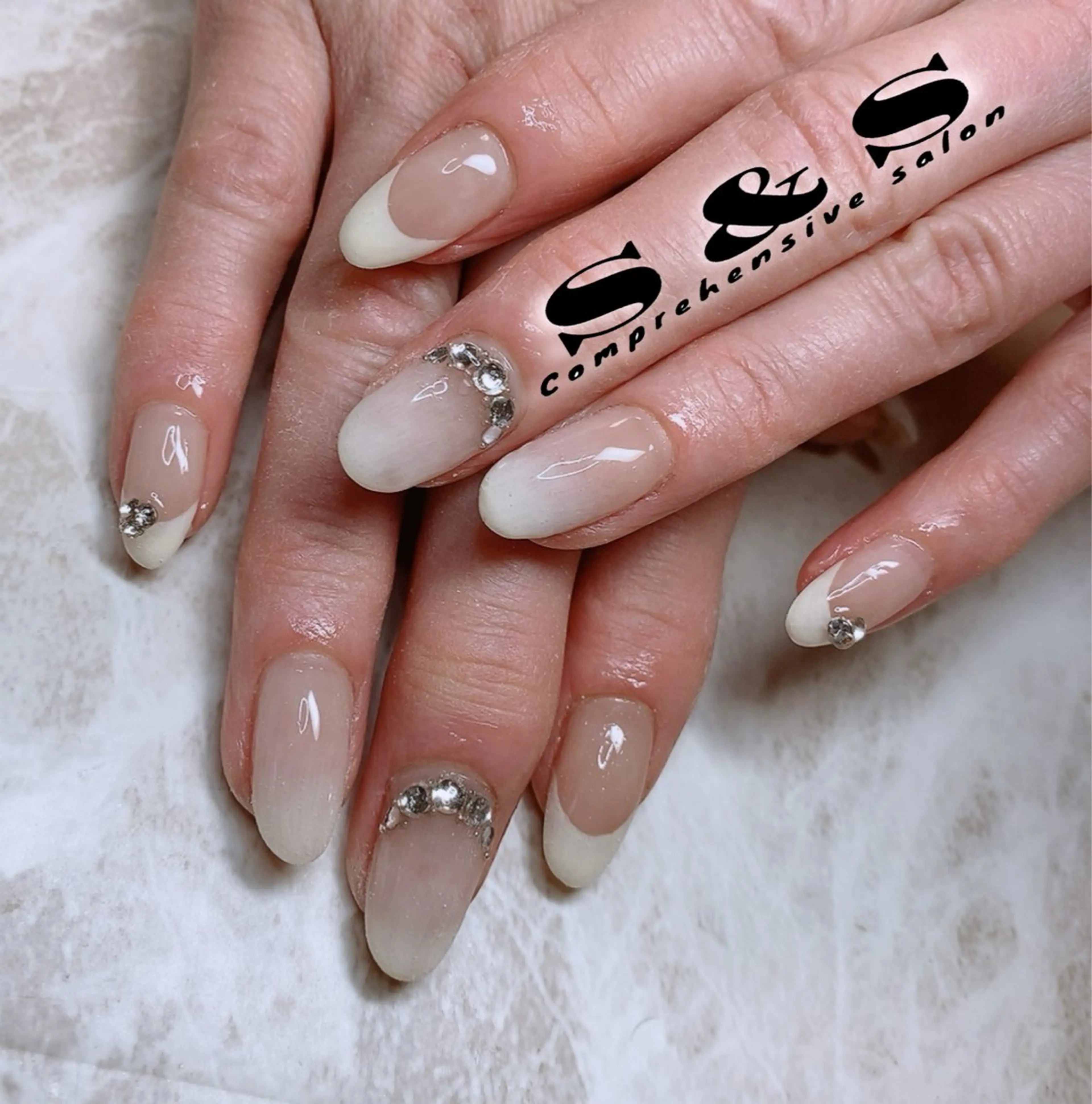 ネイル 長さ出し メンズネイル 持ち込み スカルプネイル S&S 村田小百合のネイルデザイン