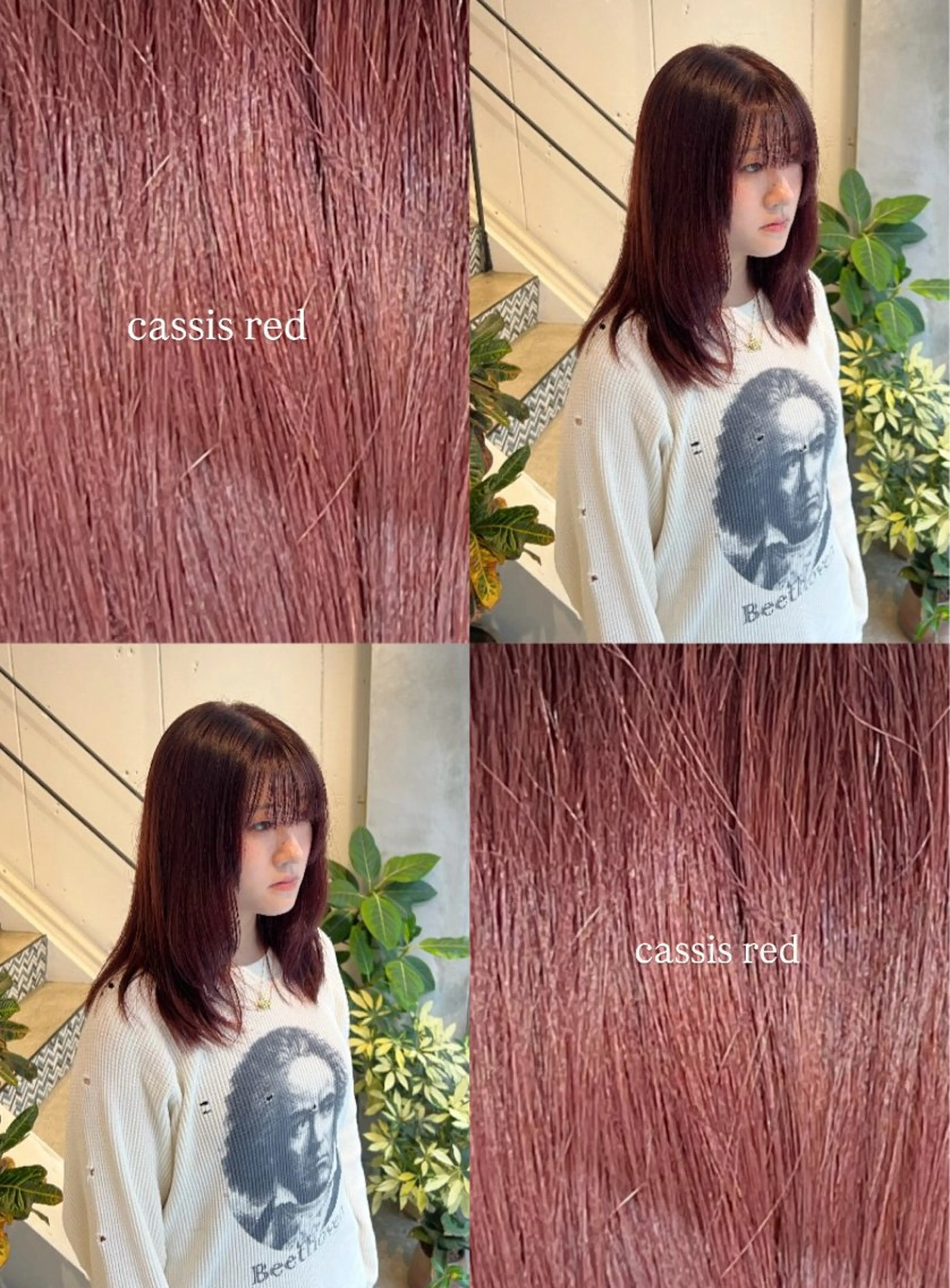 セミロング 栄/大須/髪質改善/ ブリーチ/yuzuのヘアスタイル