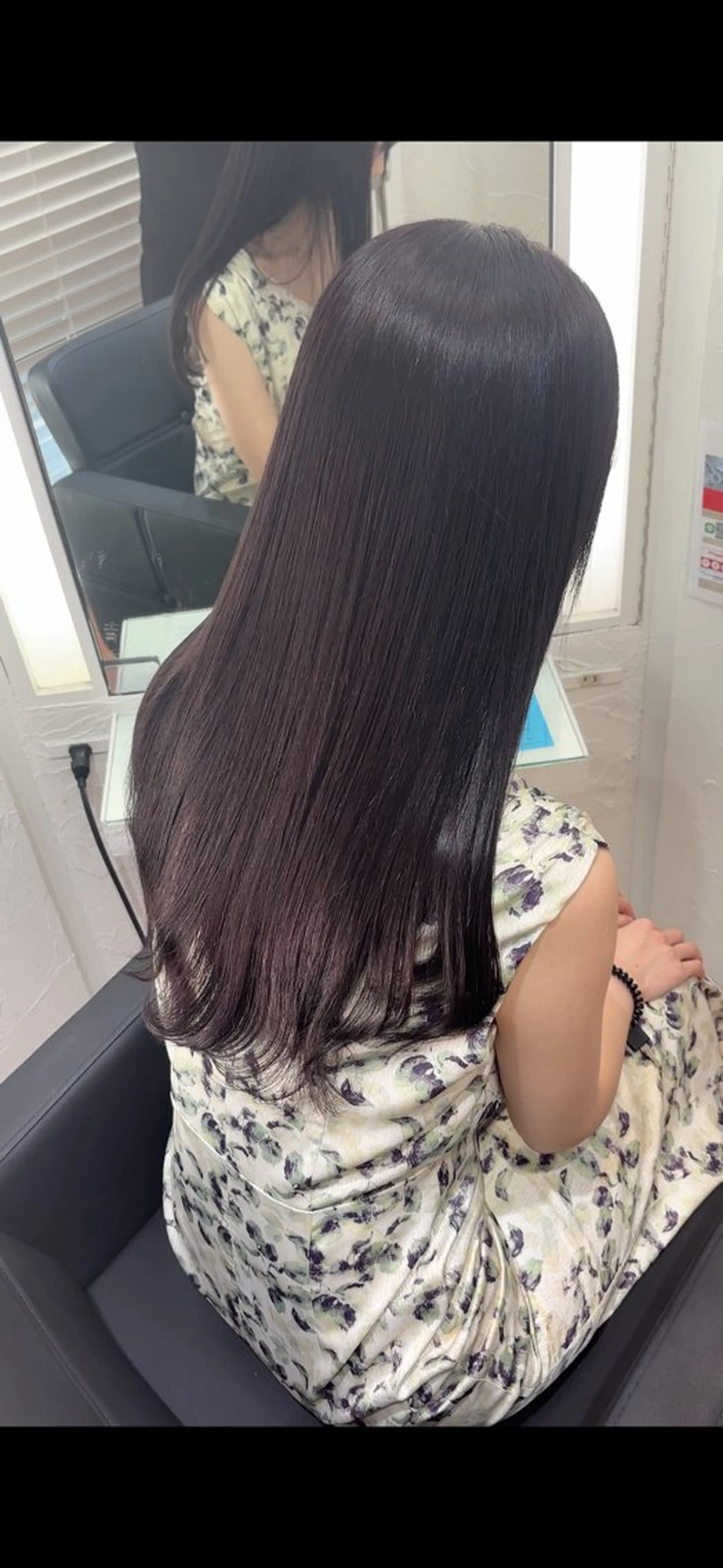 ロング ラベンダーカラー /巻き/WAKANAのヘアスタイル