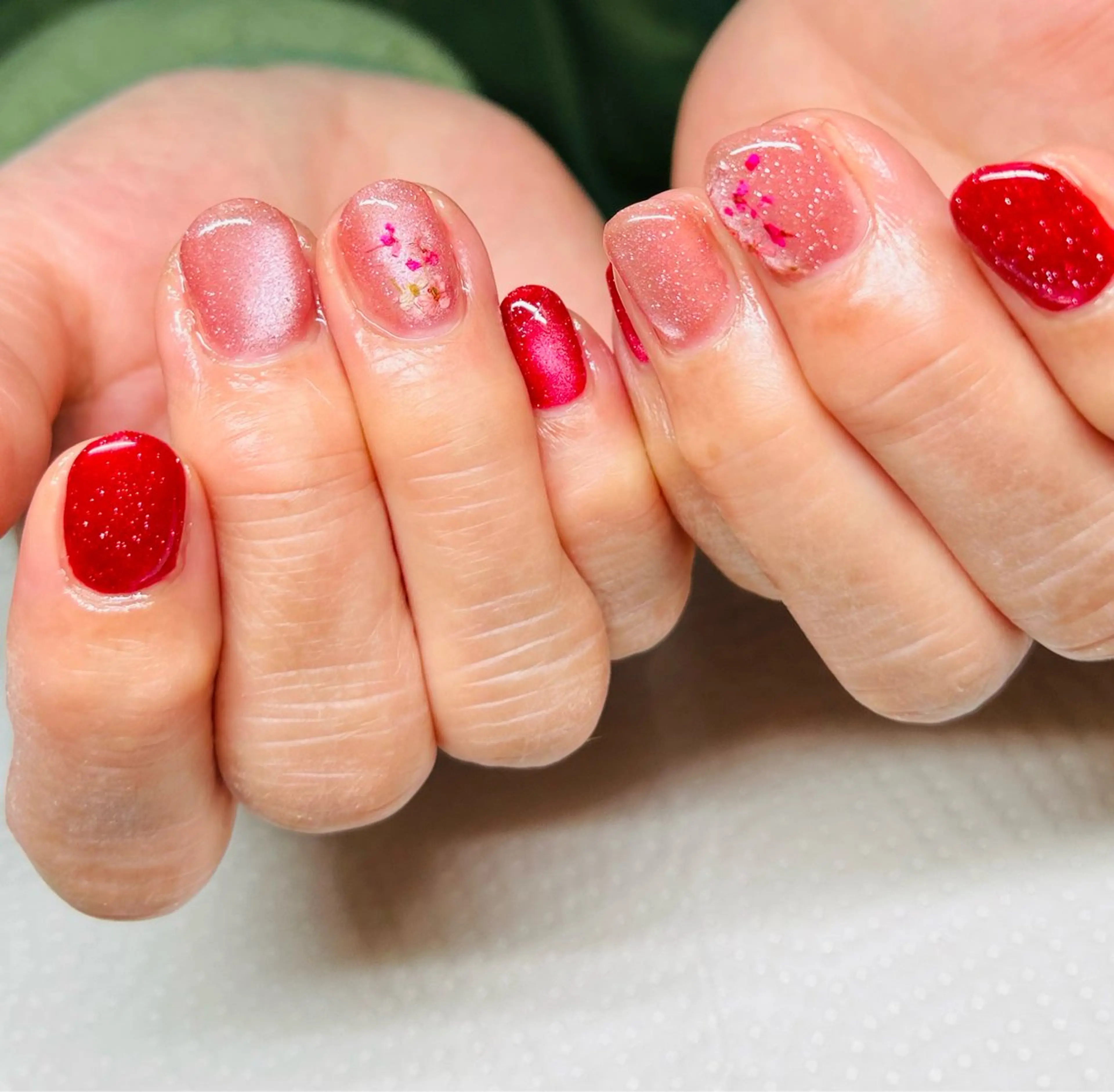 ネイル 桜ネイル マグネットネイル Bell Nailのネイルデザイン