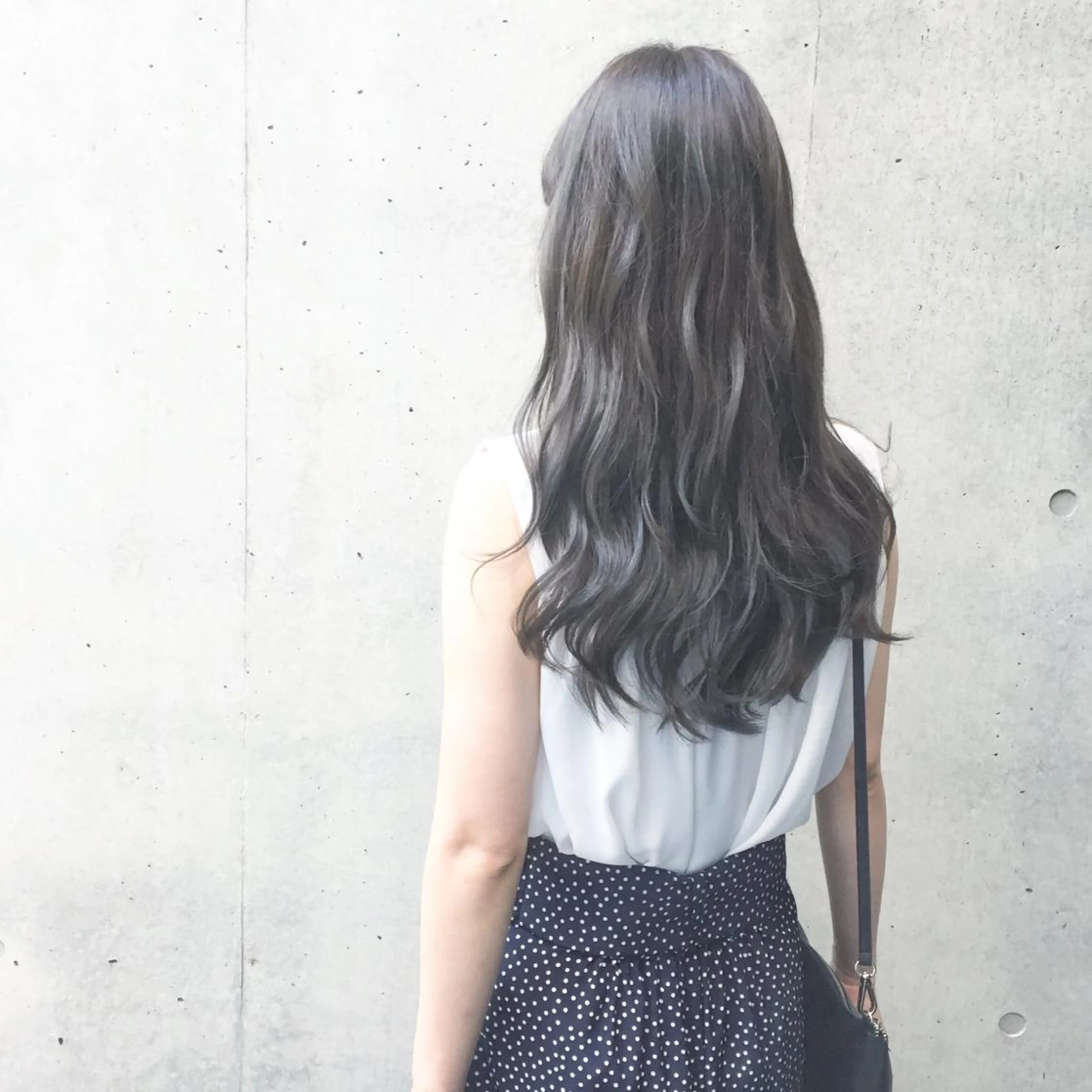 ロング カラー カット ヘアカラー トリートメント 井上 美奈子のヘアスタイル