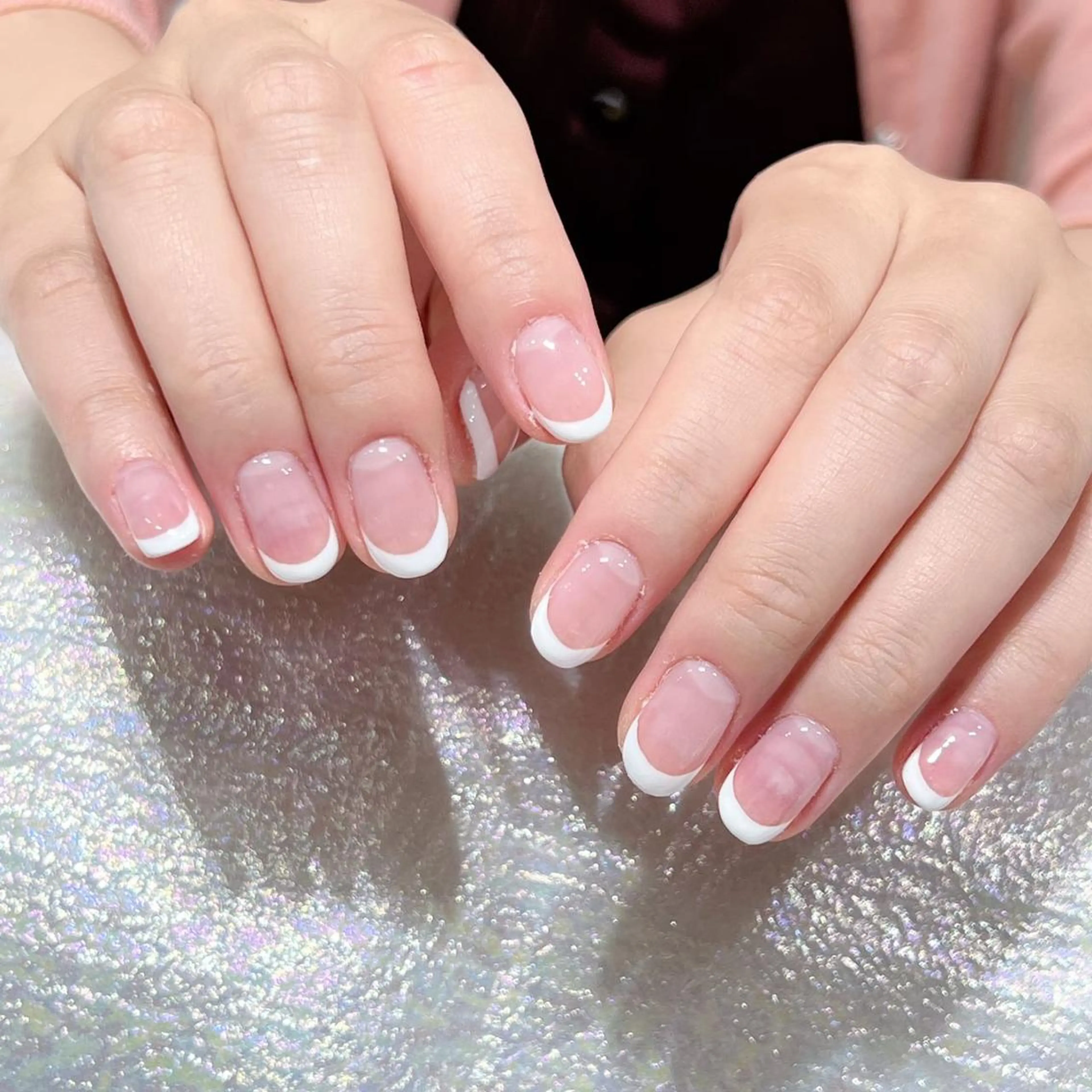 ネイル フレンチネイル Queens ゲンのネイルデザイン