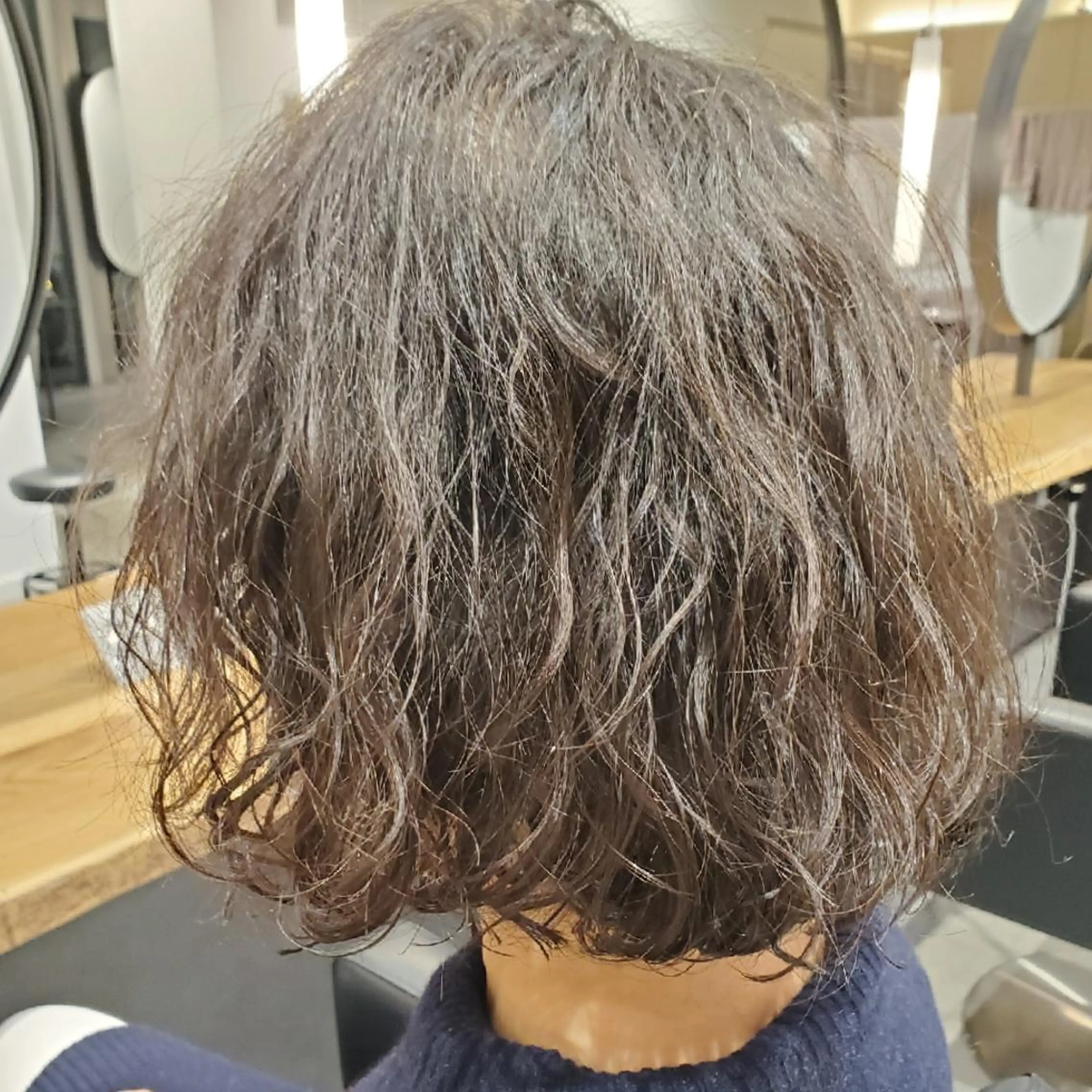 ショート パーマ 顔まわりデザイン🌿 ふじこのヘアスタイル