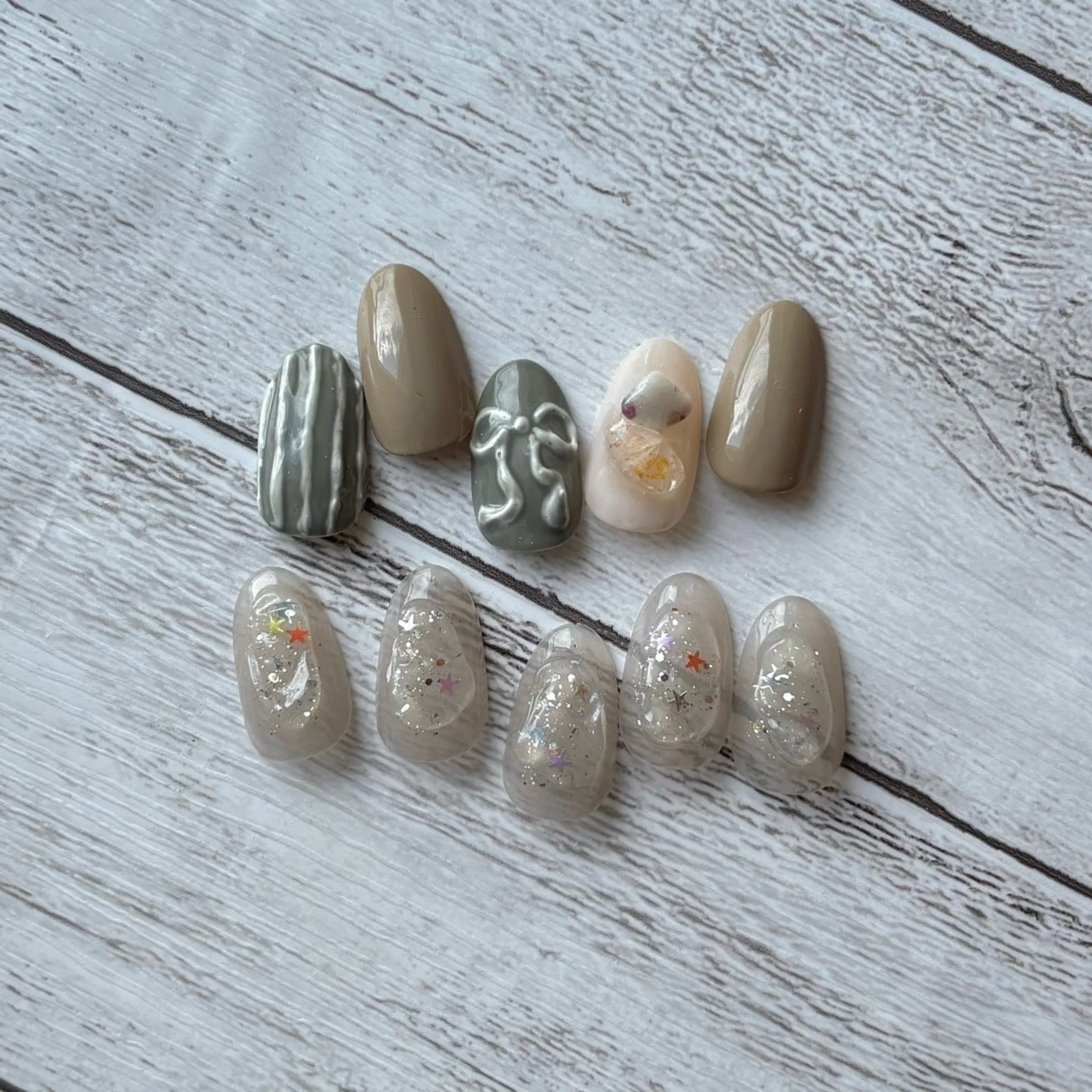 ネイル ハンドネイル Nailsalon BLOOM🌷 山崎のネイルデザイン