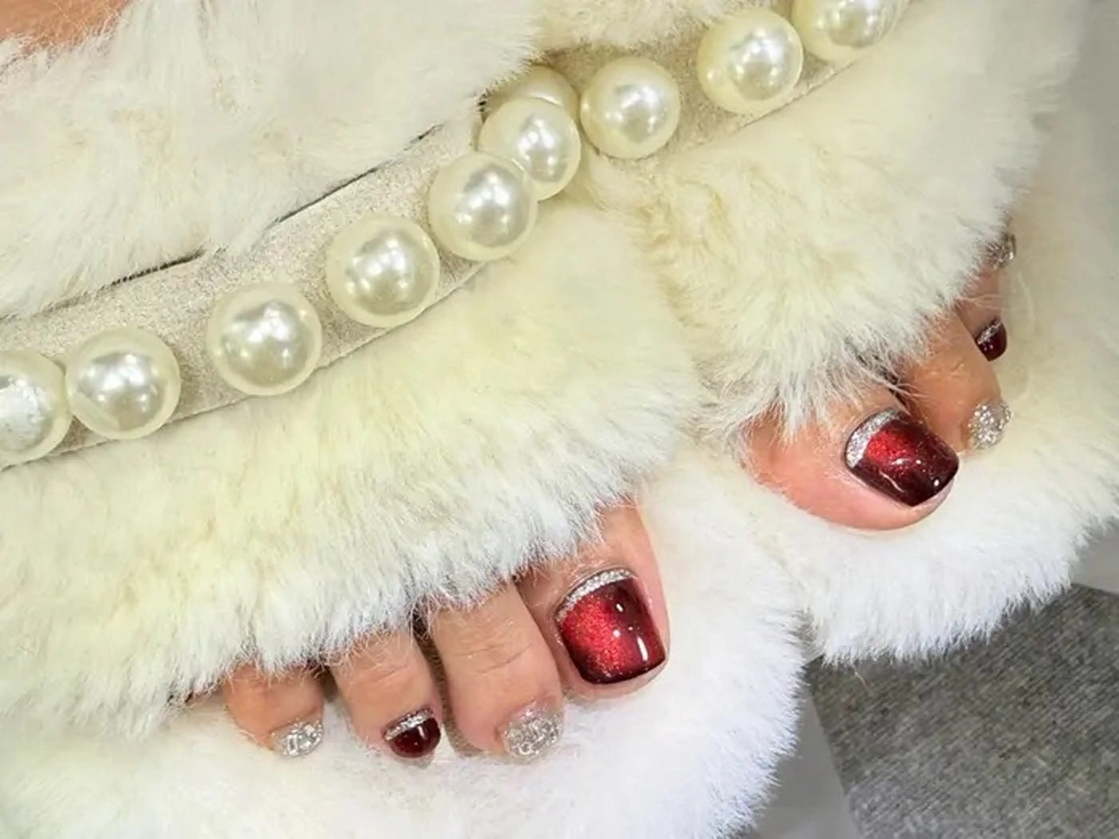 フットネイル★フット、持ち込みデザインの写真